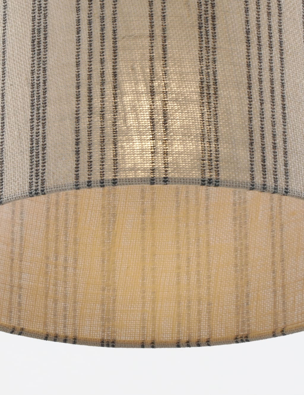 Noah Hessian Striped Lamp Shade 4 of 7