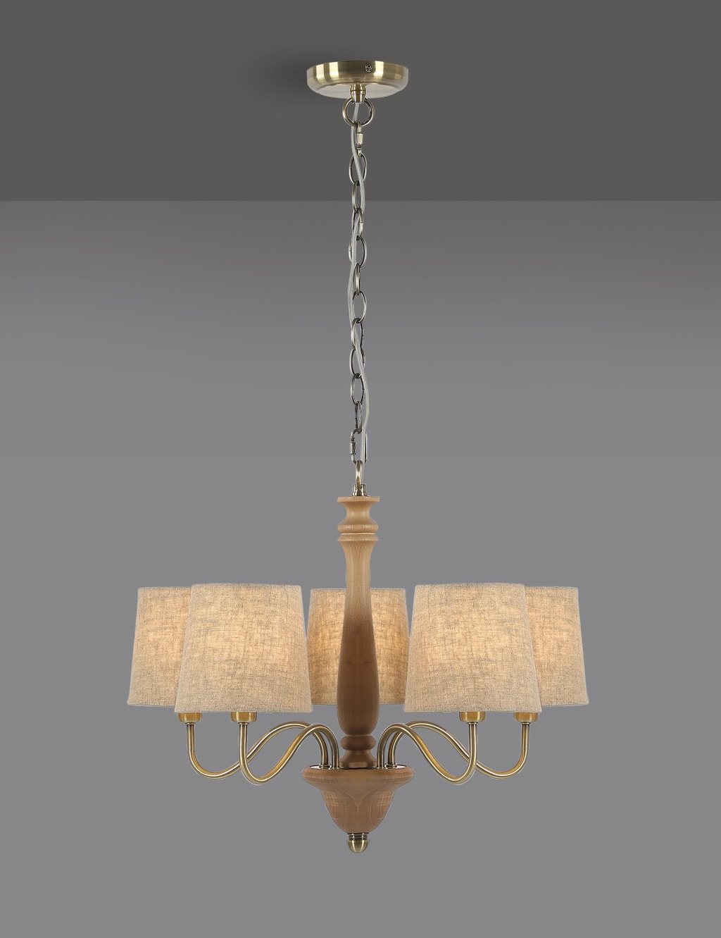 Wooden Chandelier 7 of 7