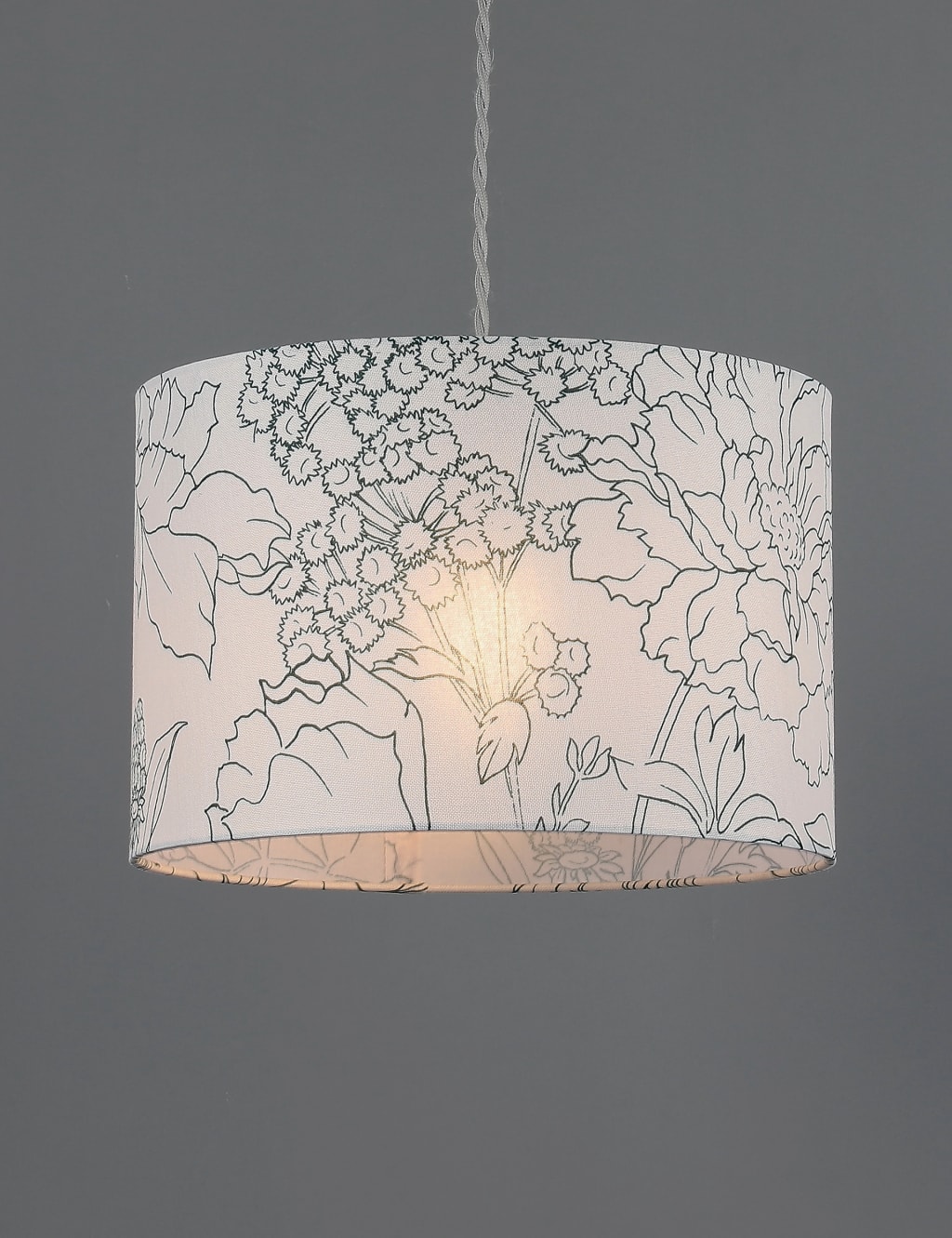 Floral Print Lamp Shade 3 of 4