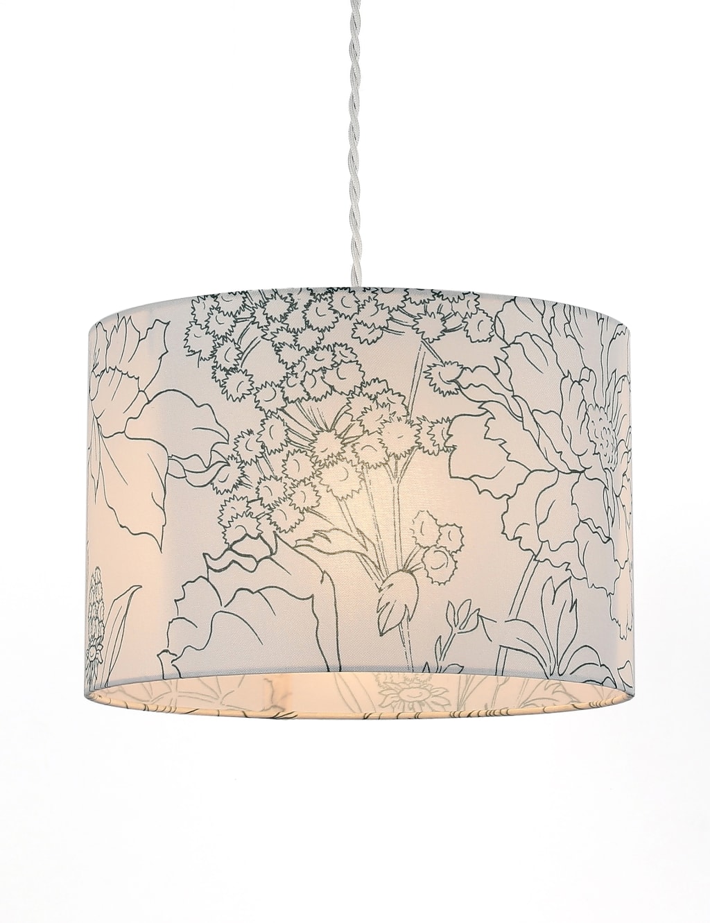 Floral Print Lamp Shade 2 of 4