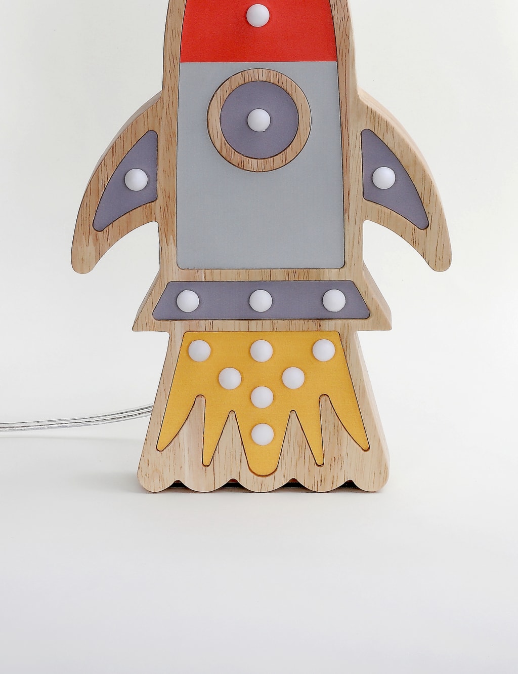 Kids' Rocket LED Table Lamp 4 of 7