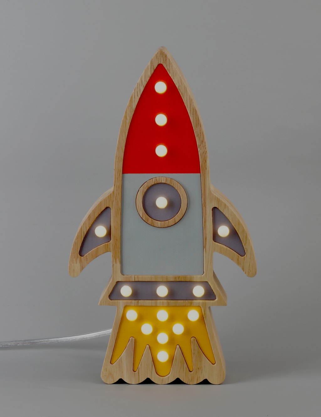Kids' Rocket LED Table Lamp 7 of 7