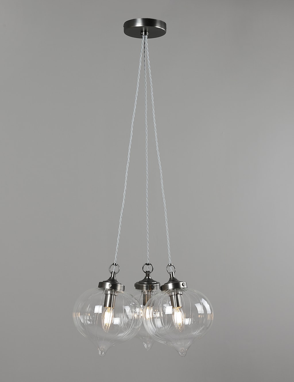 Glass Multi-light Cluster Pendant Light 7 of 7