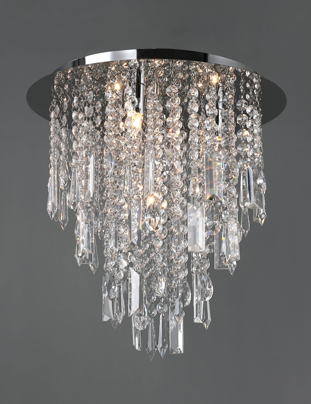 Glamour Beaded Flush Light 6 of 6