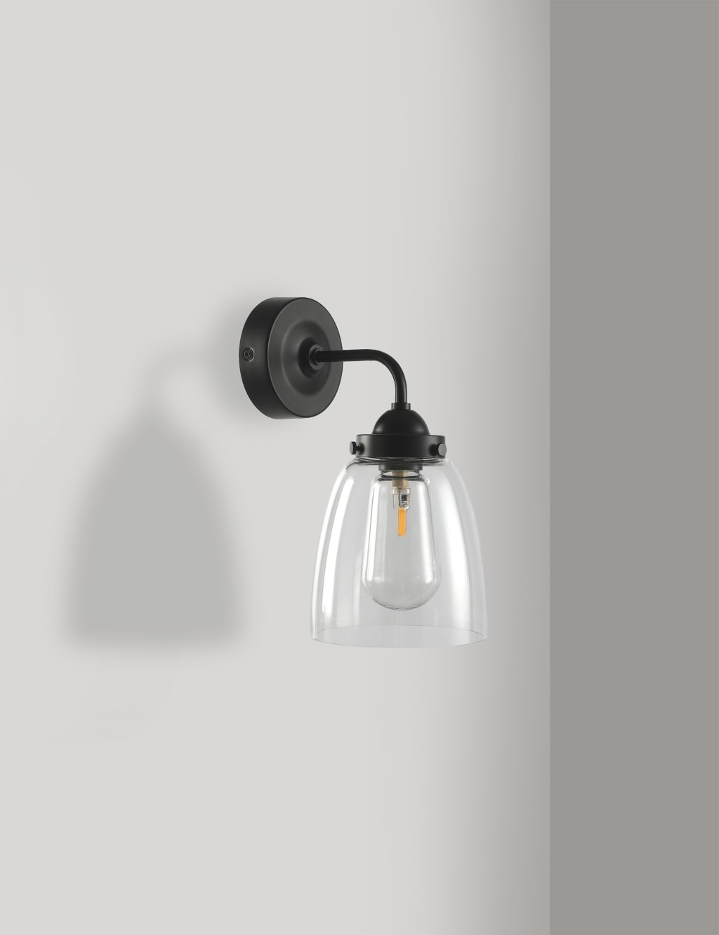 Outdoor Glass Shade Wall Light 3 of 9