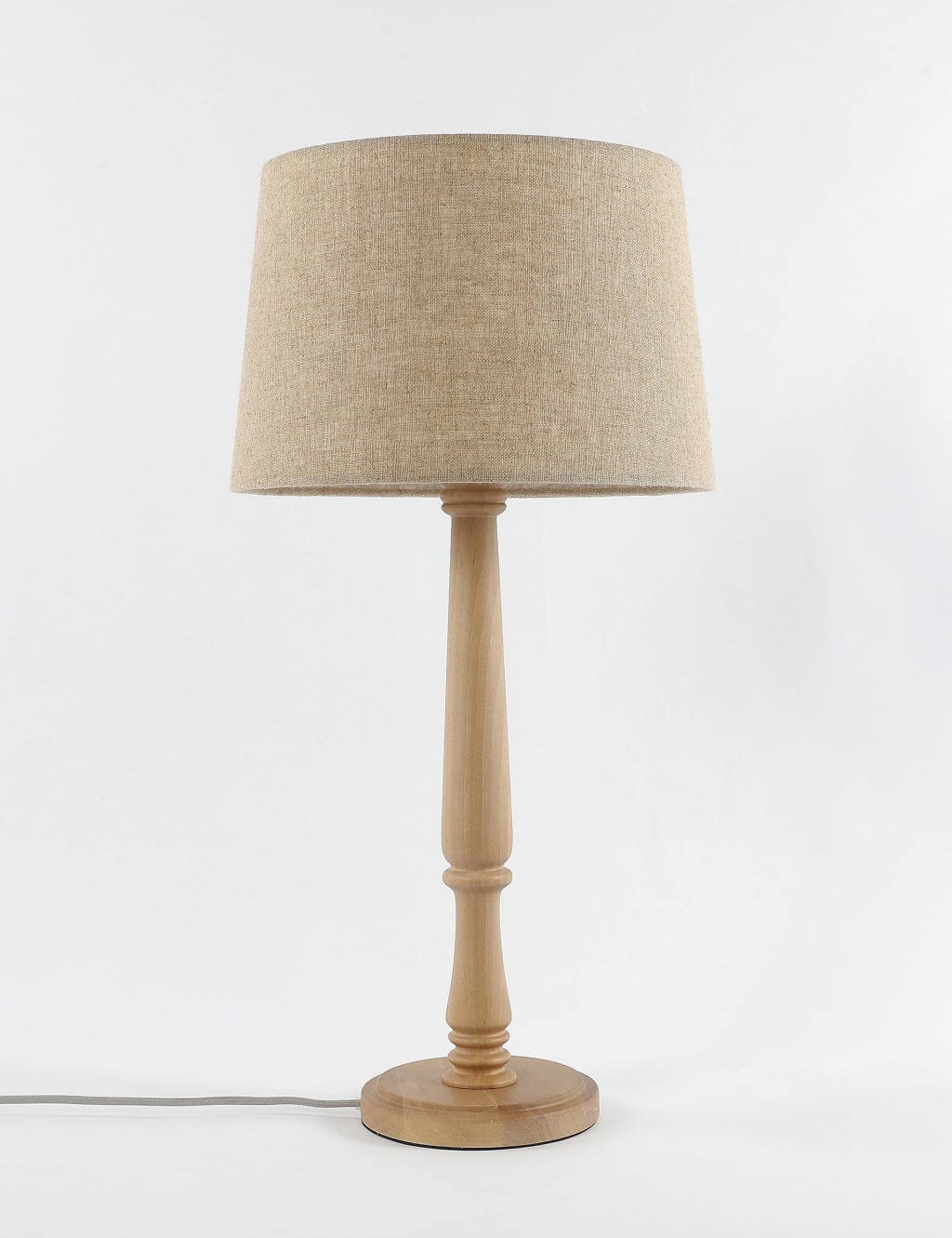 Wooden Table Lamp 1 of 7
