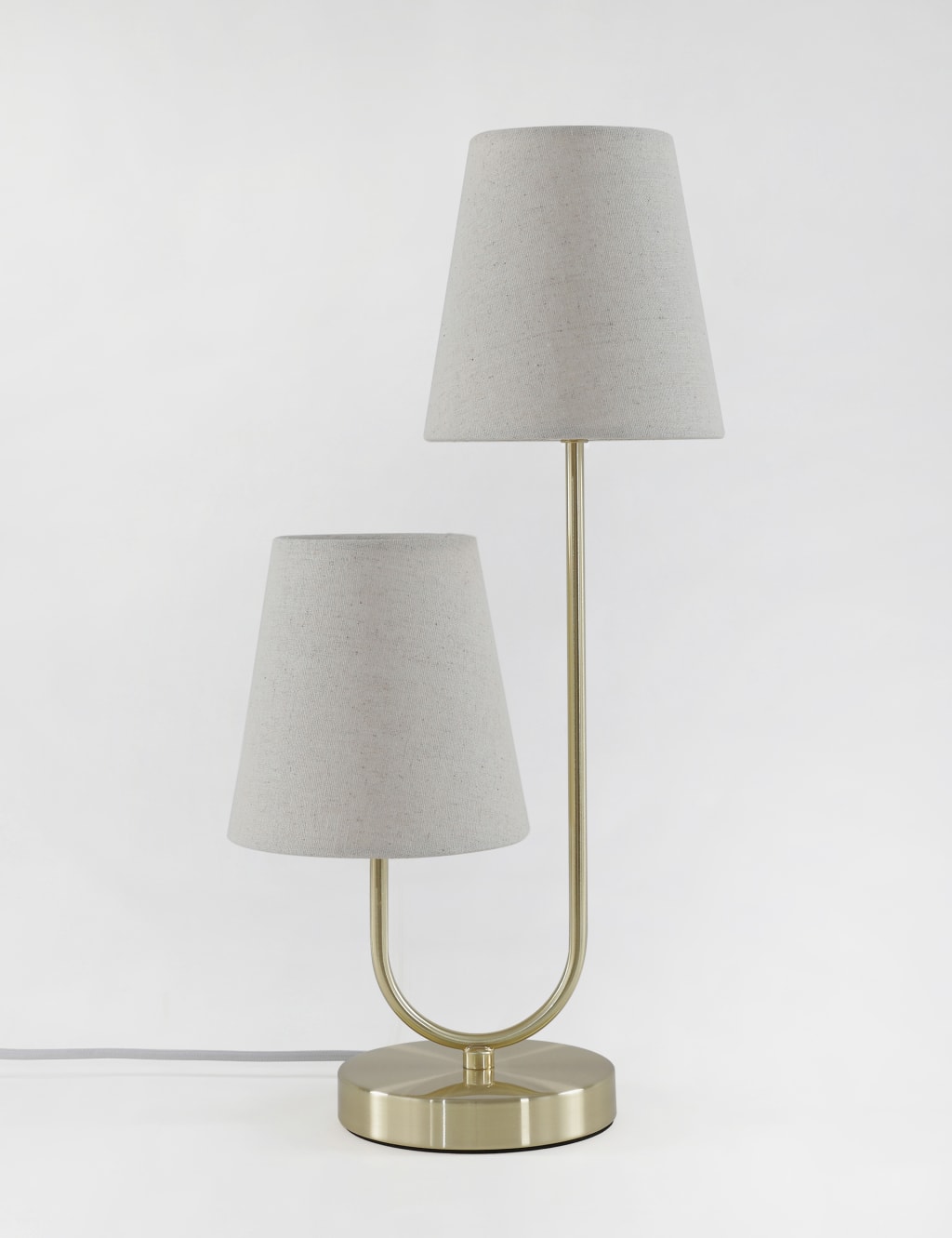 2 Shade Metal Table Lamp 1 of 6