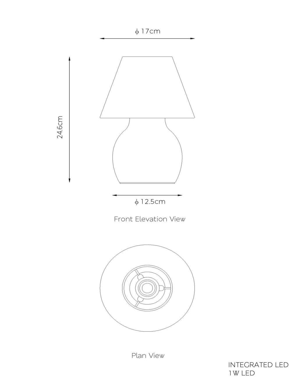 Rowan Battery Operated Table Lamp 6 of 7