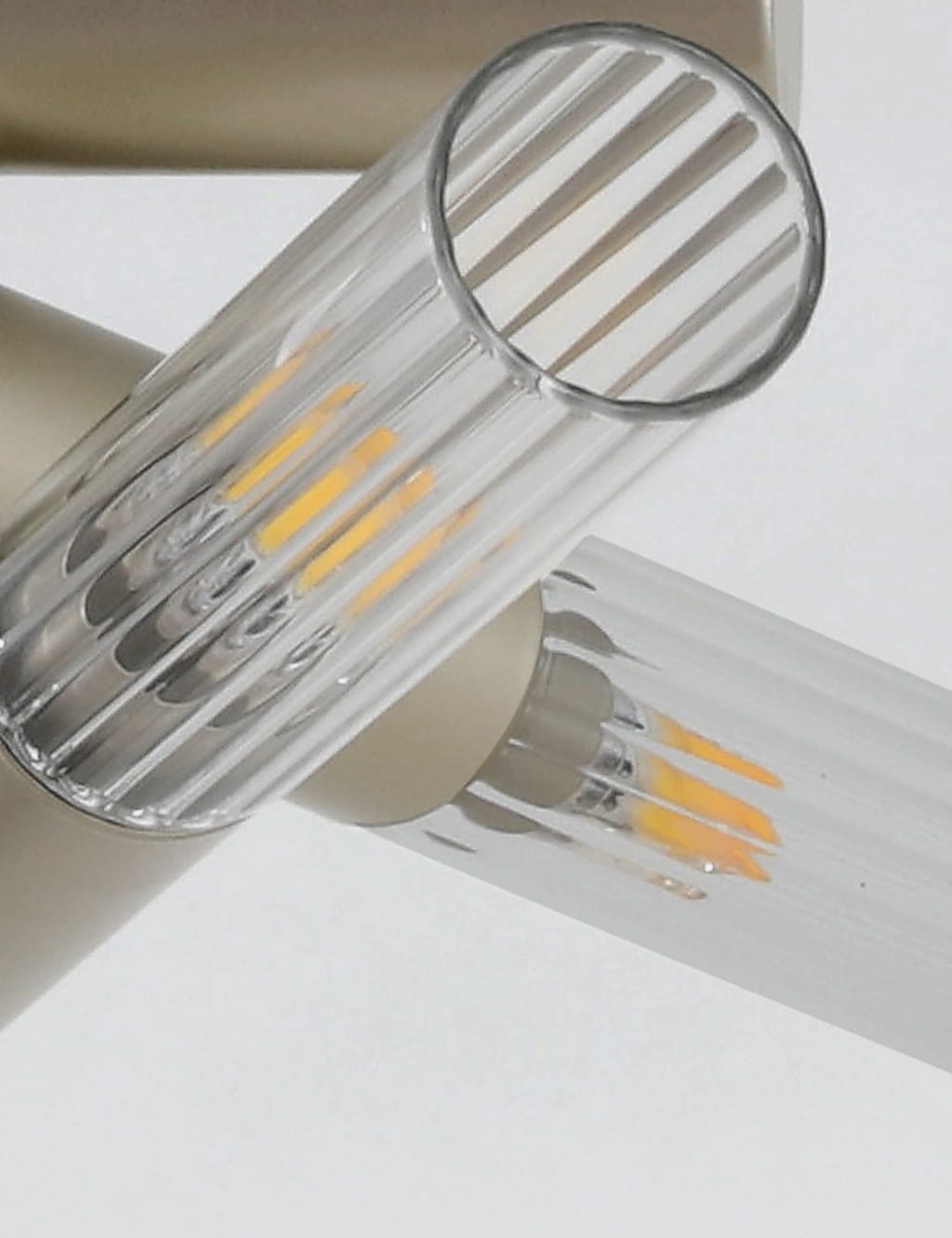 Ribbed Flush Ceiling Light 5 of 7