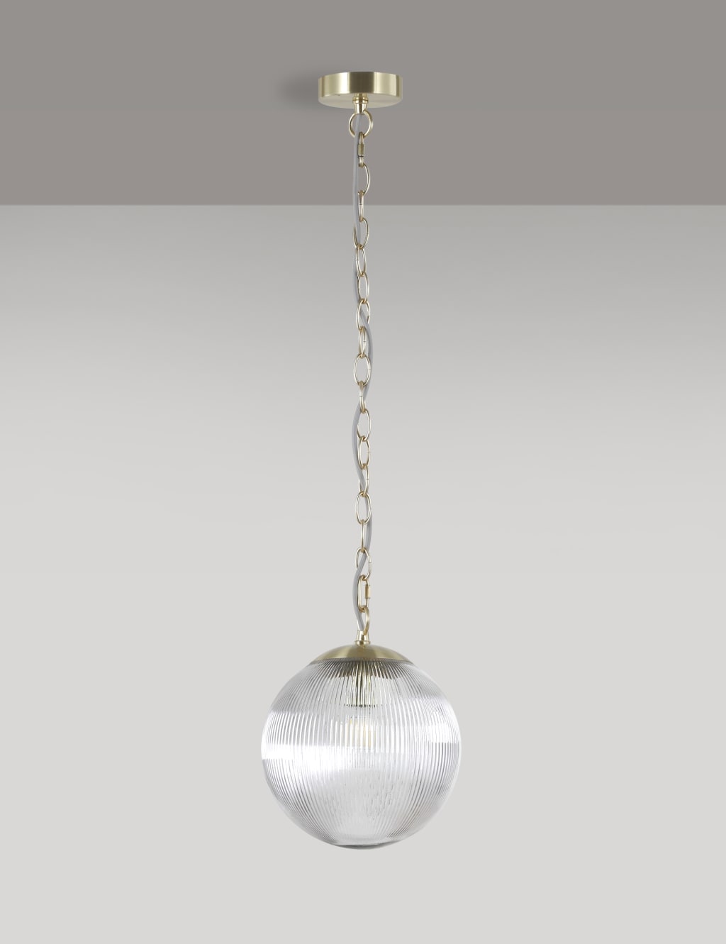 Monroe Ribbed Large Ceiling Light 1 of 6