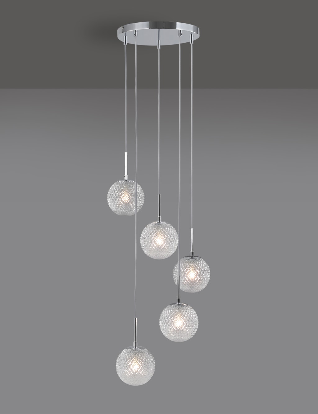 Glass Cluster Ceiling Light 7 of 7