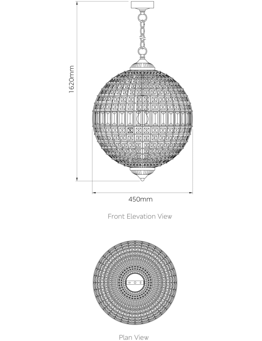 M&s gem ball pendant light clearance