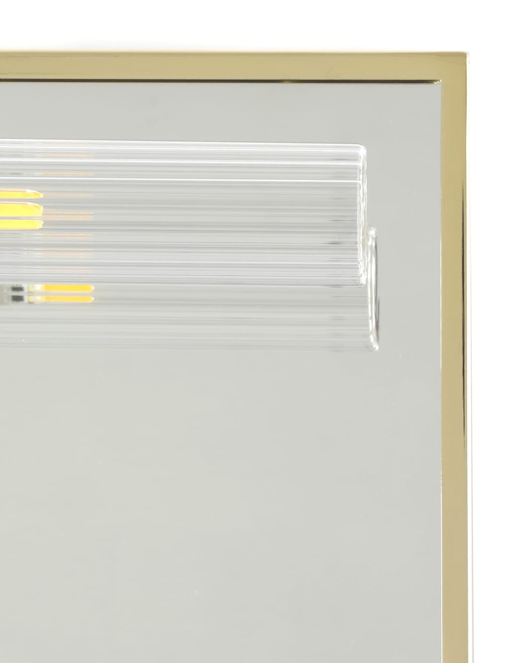Ribbed Bathroom Mirror Light 5 of 6