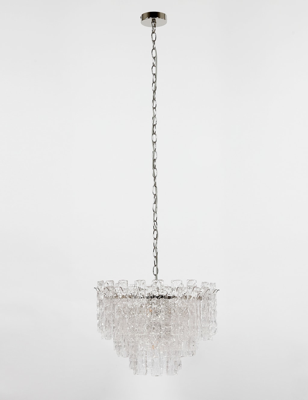 Madelyn Textured Glass Chandelier 1 of 8