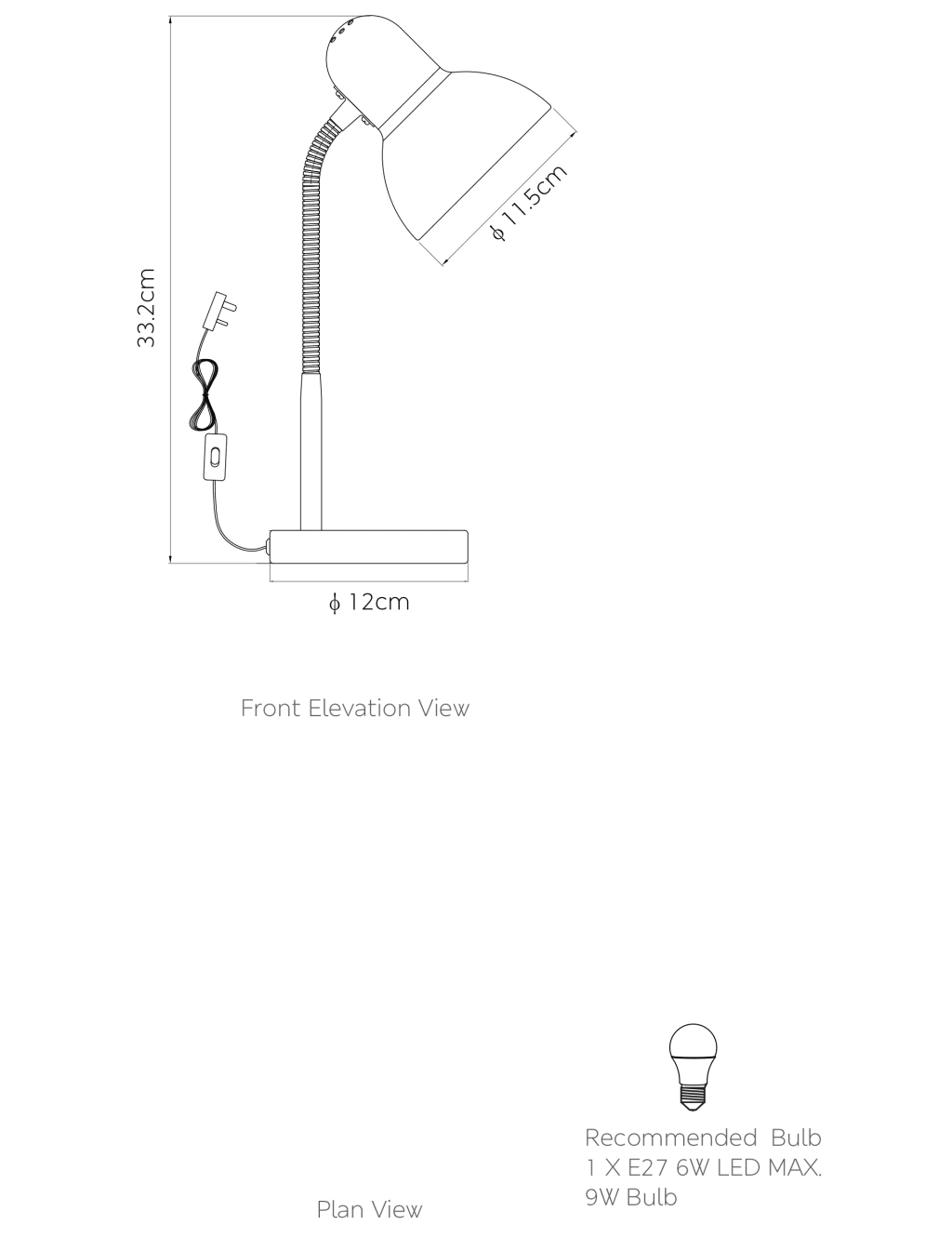 Bailey Metal Desk Lamp 6 of 7