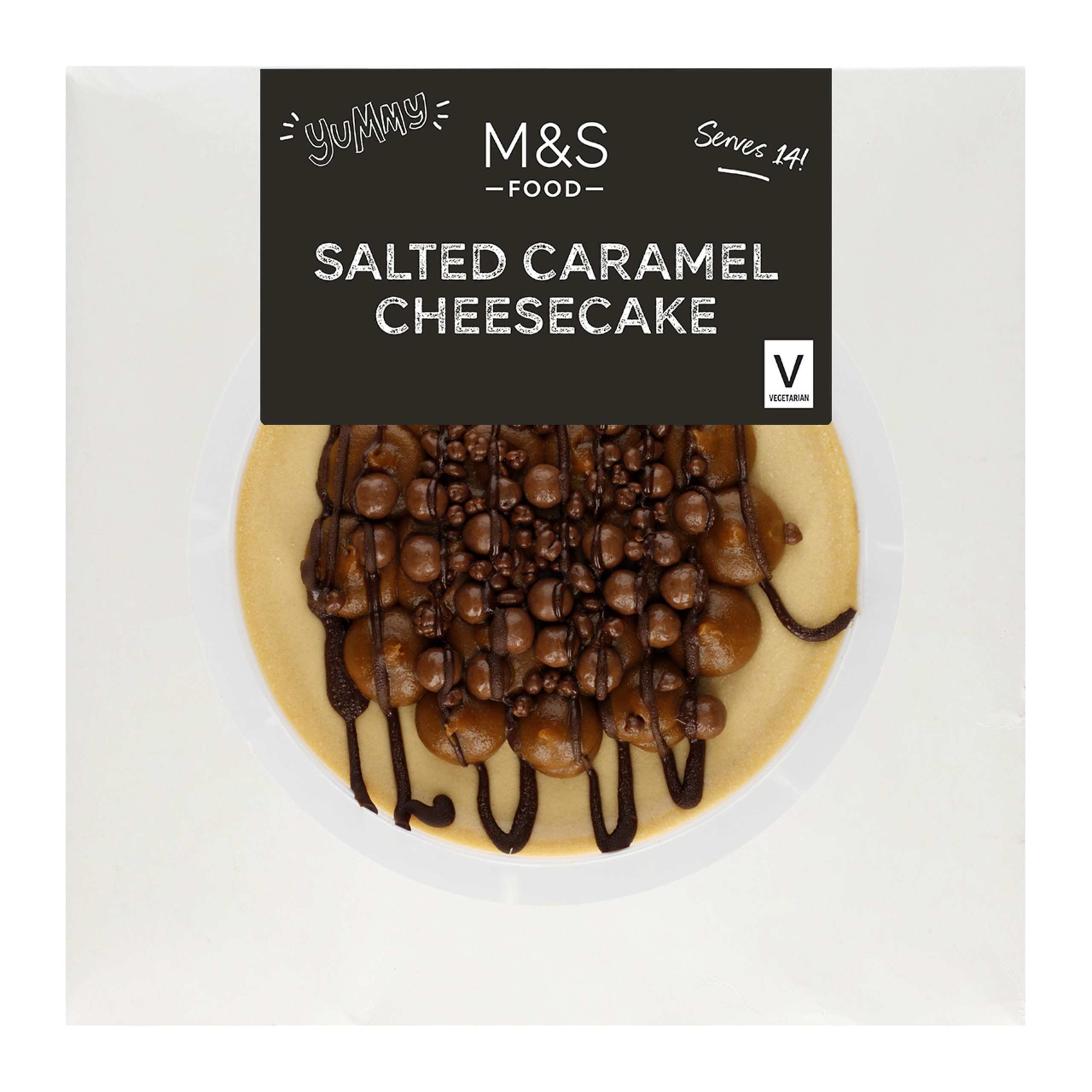 Salted Caramel Topped Cheesecake (Serves 14) - (Last Collection Date 30th September 2020) 1 of 1