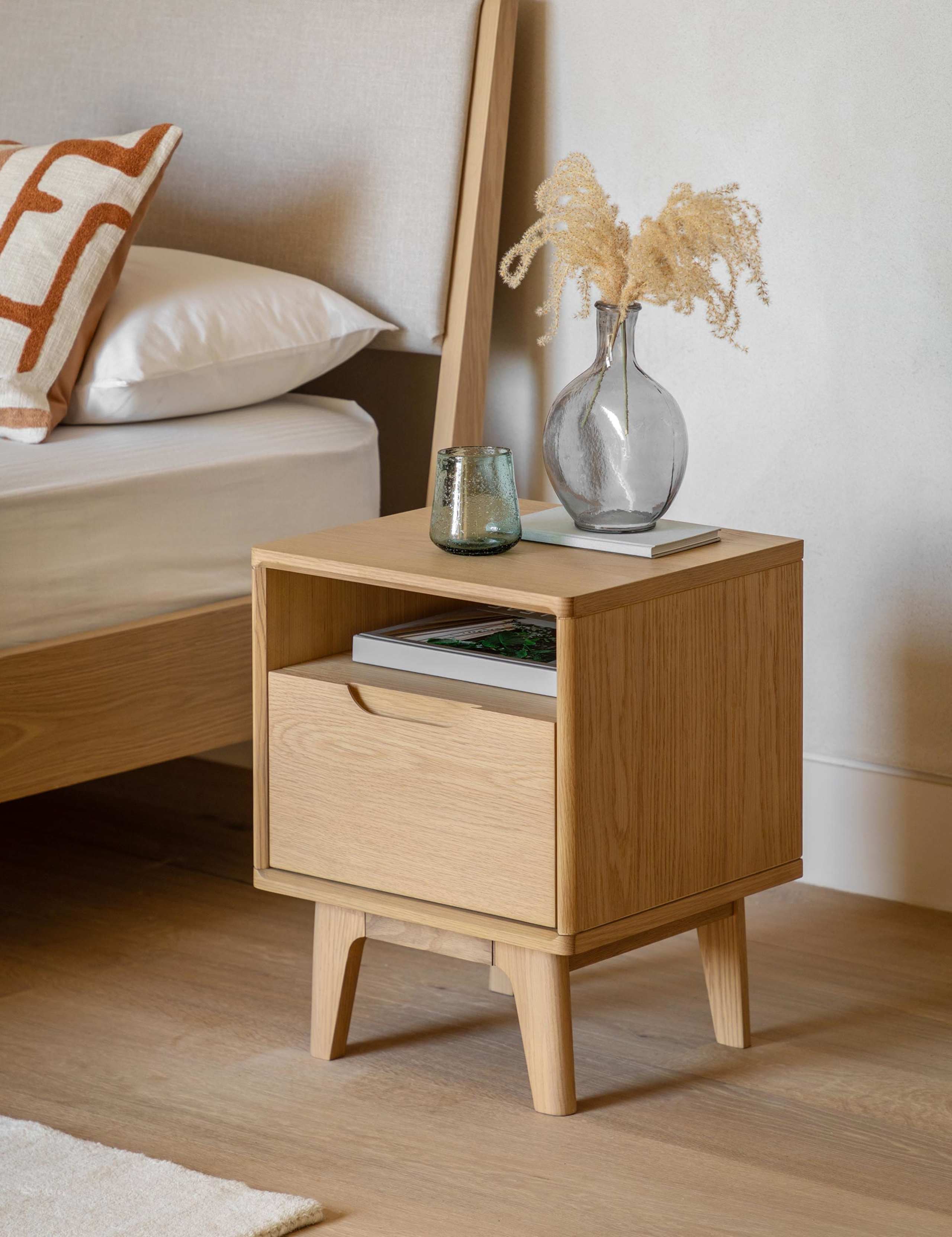 Nord 1 Drawer Bedside Table 1 of 8