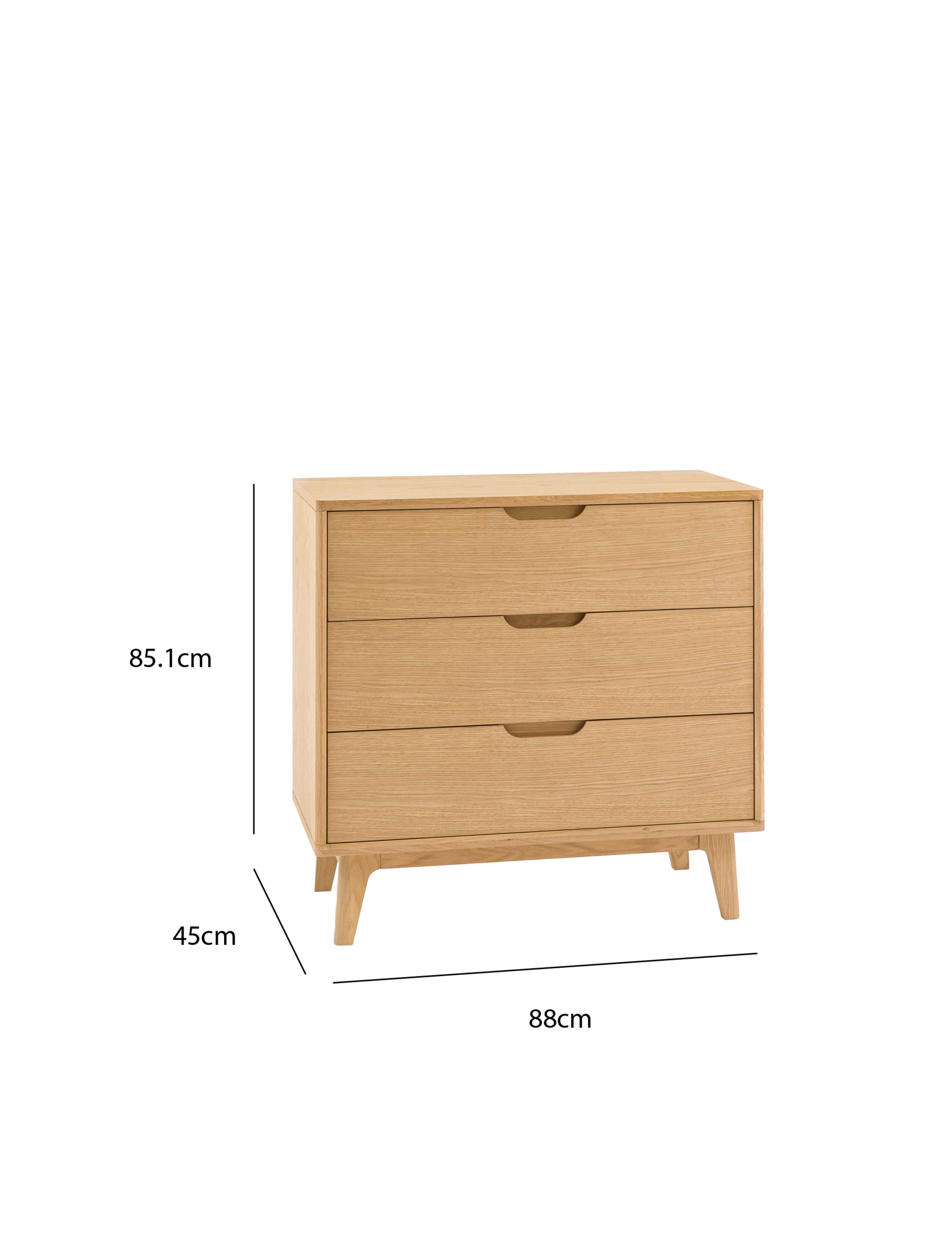 Nord 3 Drawer Chest 6 of 6