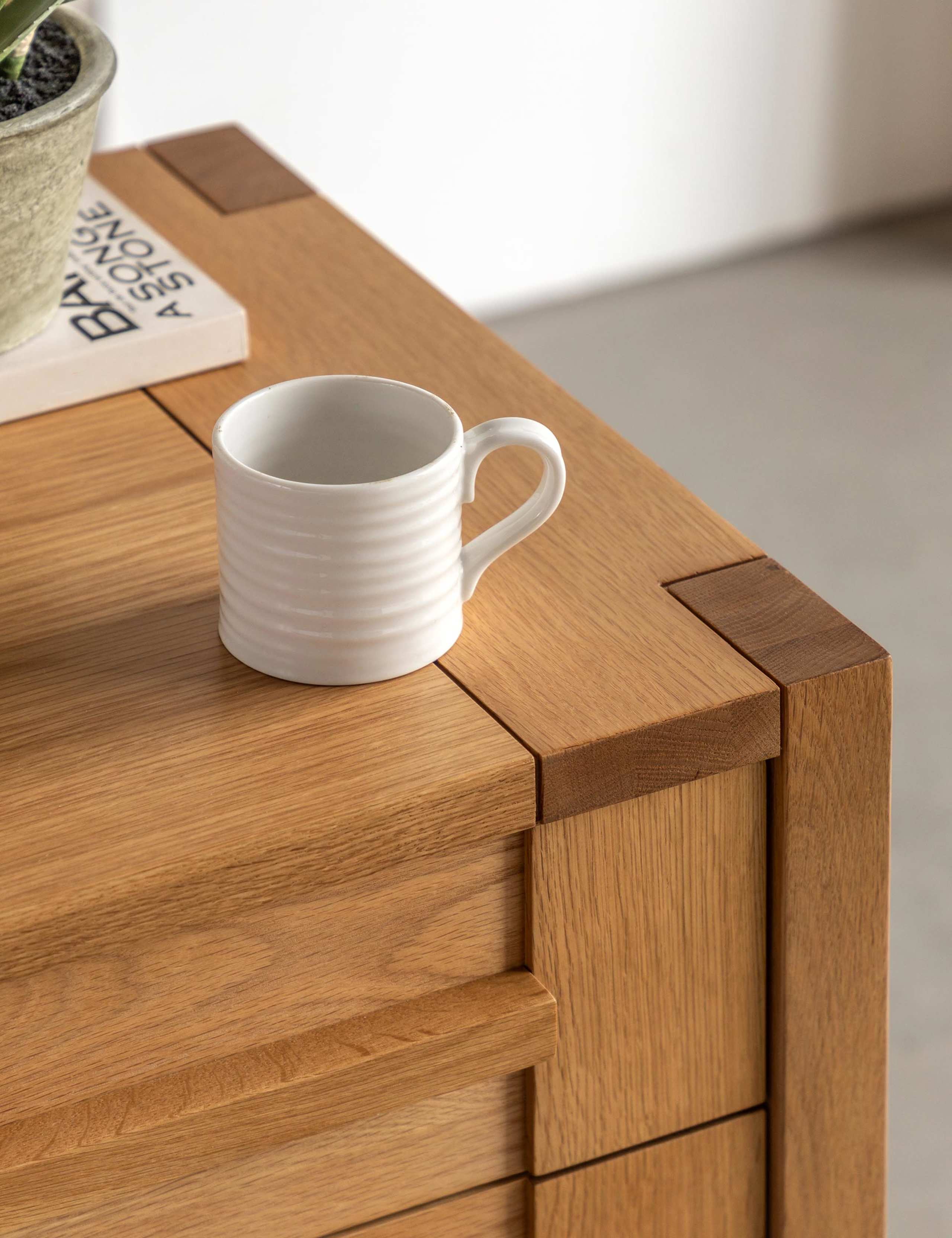 Sonoma™ 3 Drawer Bedside Table 4 of 14