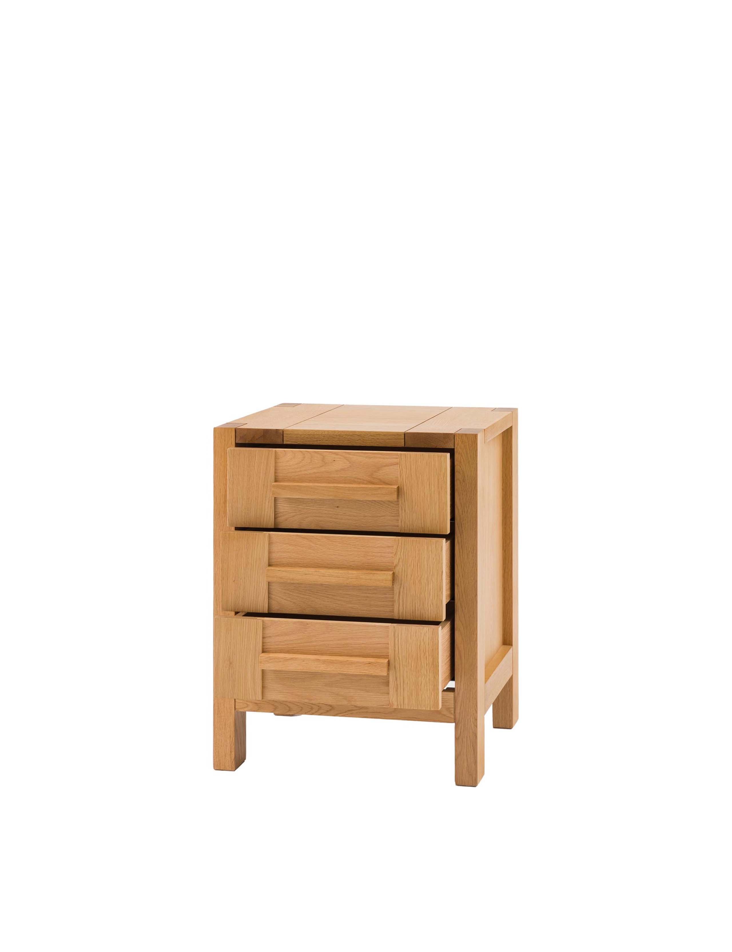 Sonoma™ 3 Drawer Bedside Table 7 of 14