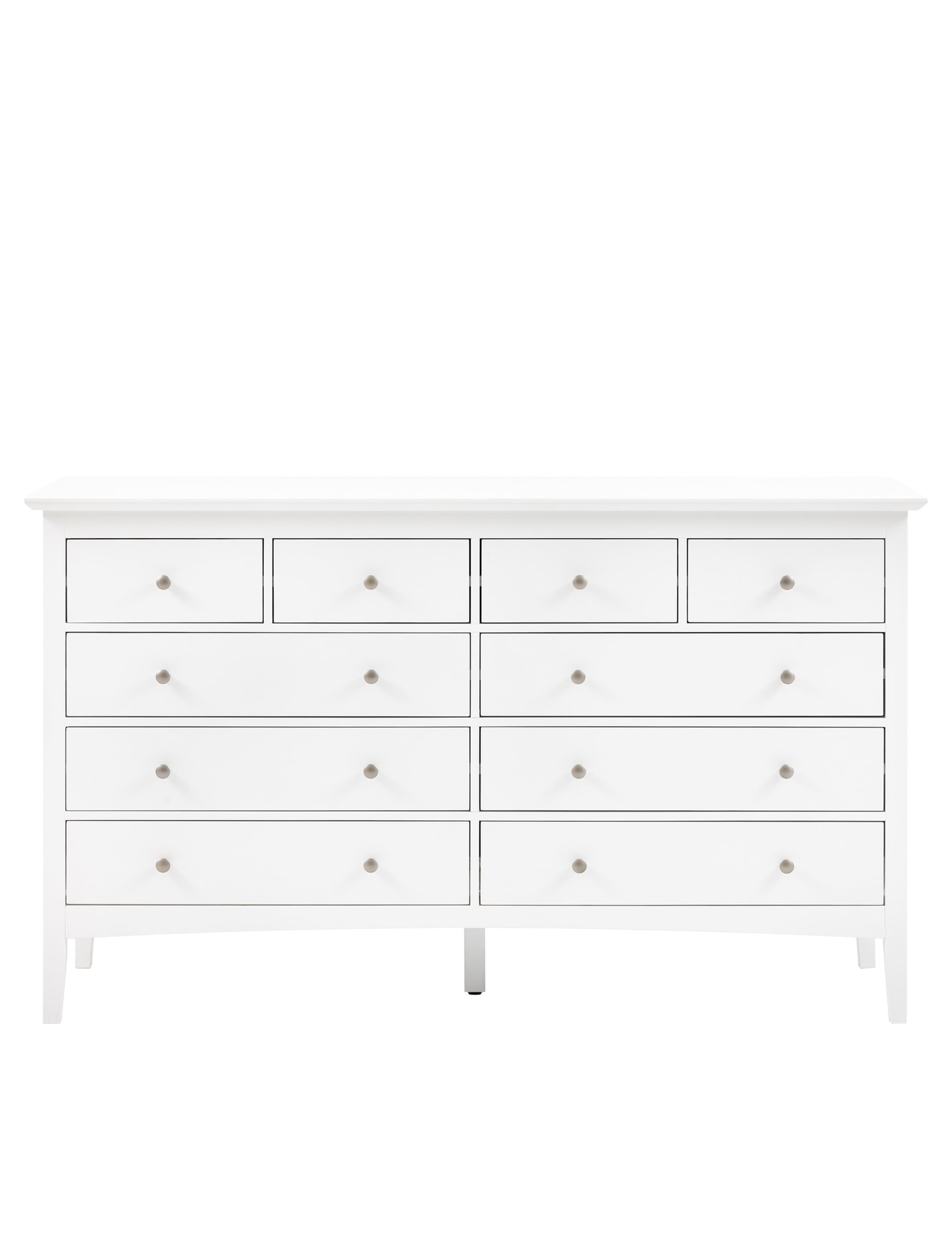 Hastings White 10 Drawer Chest 6 of 9