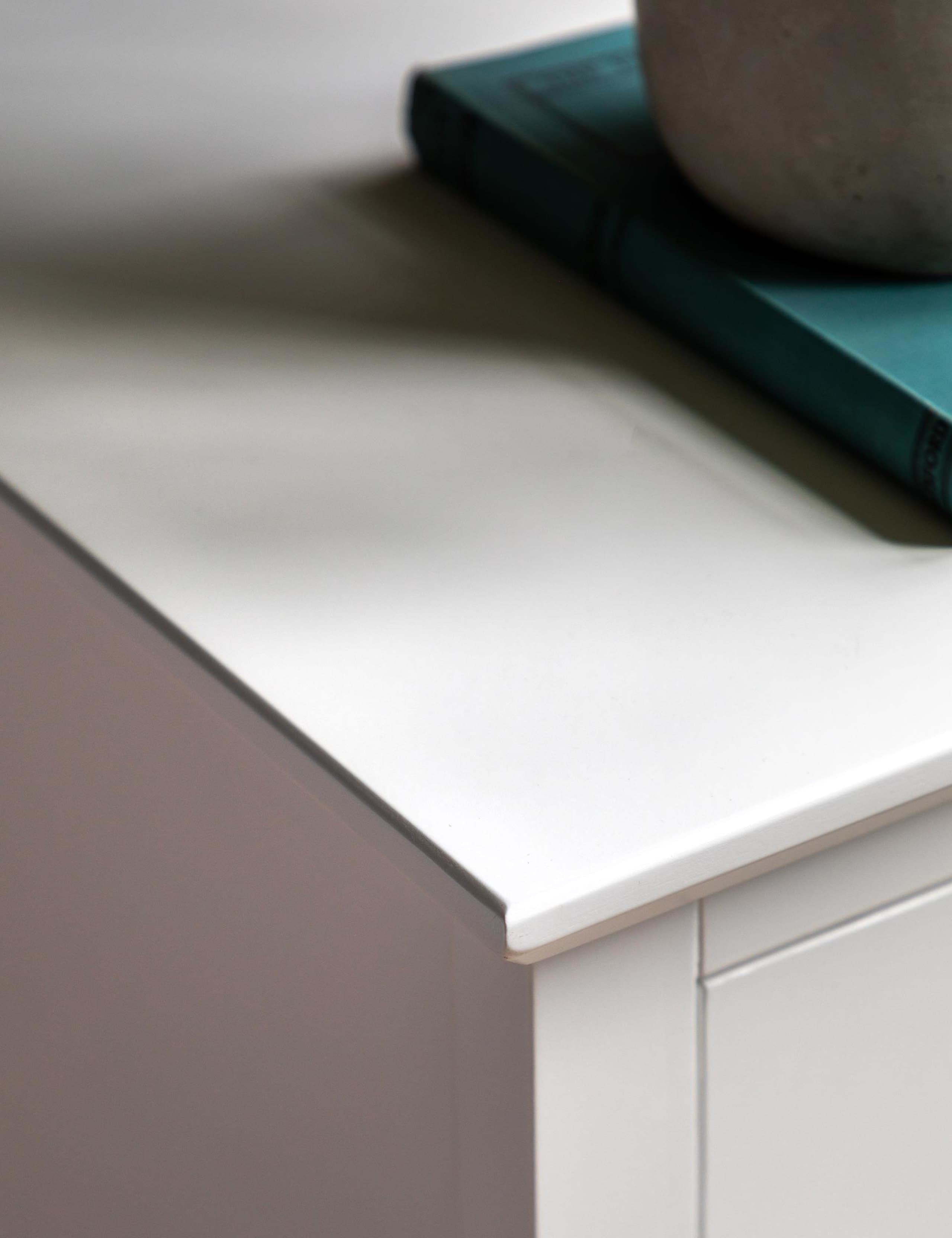 Hastings White 2 Drawer Bedside Table 3 of 8