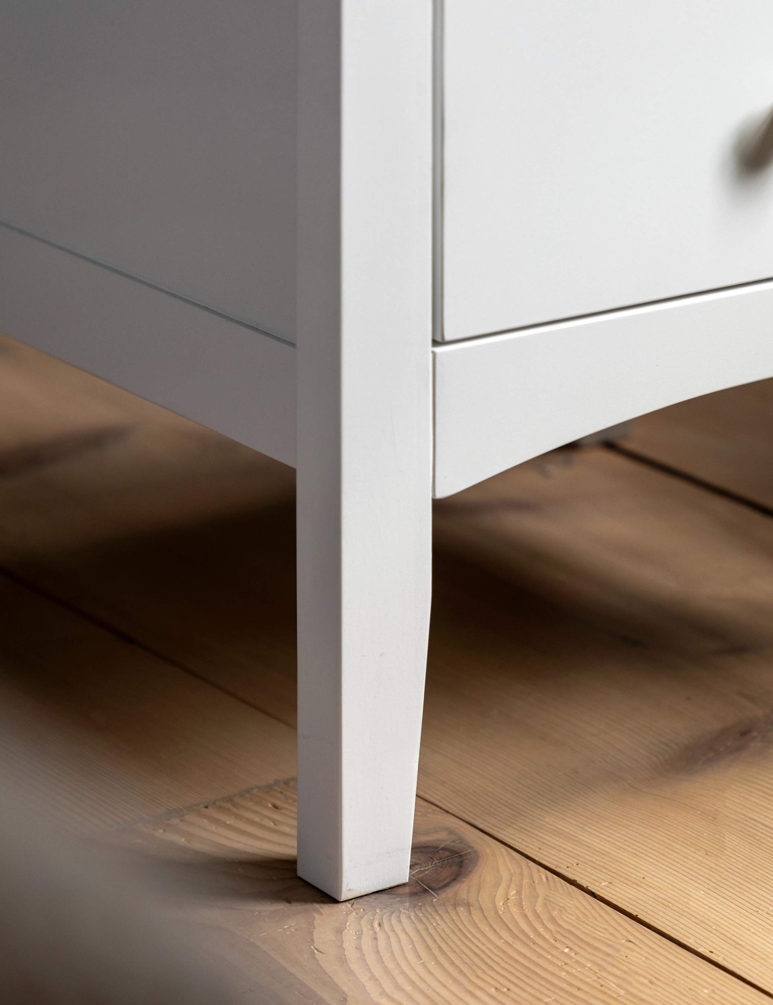 Hastings White 2 Drawer Bedside Table 4 of 8