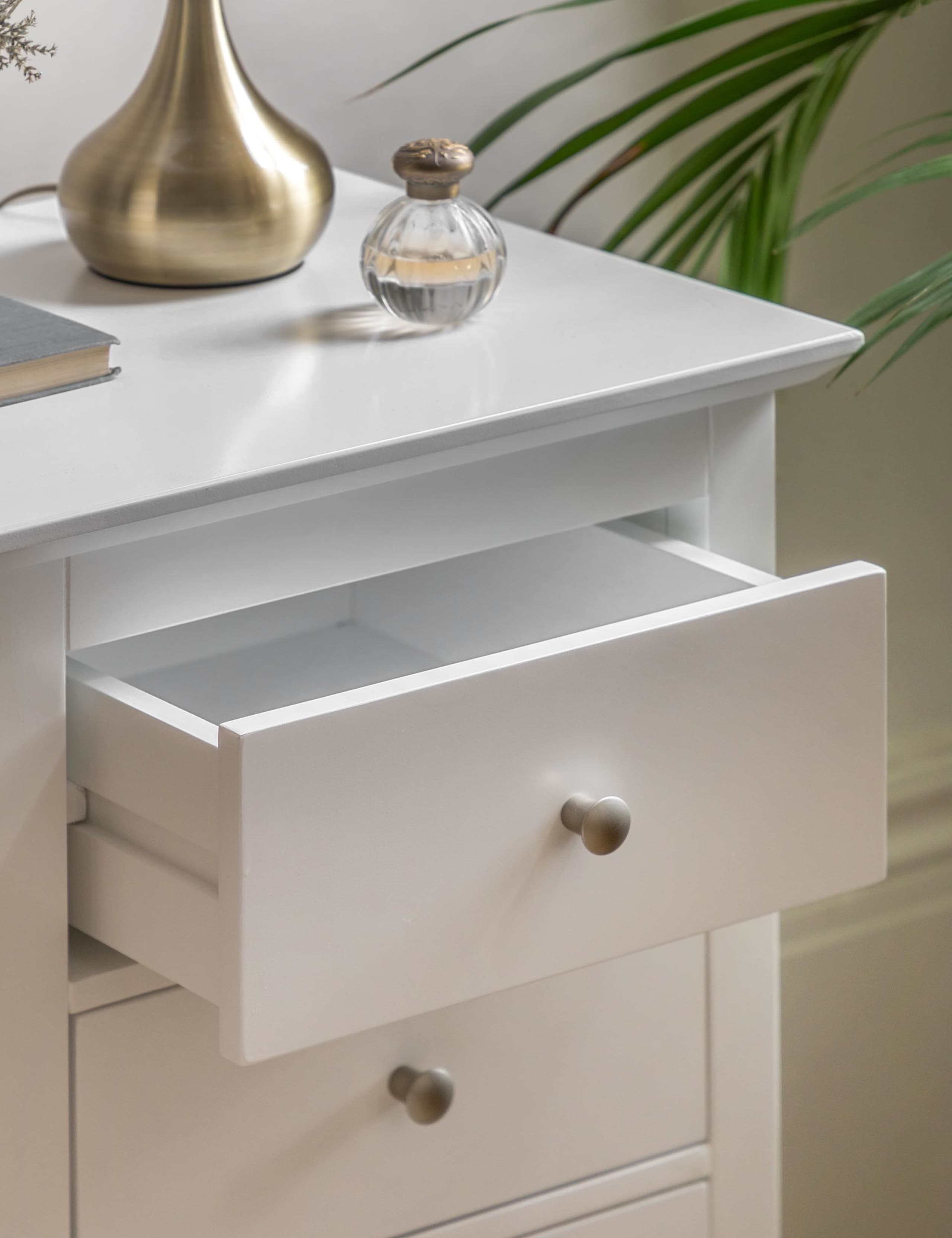 Hastings White Dressing Table & Stool 3 of 8