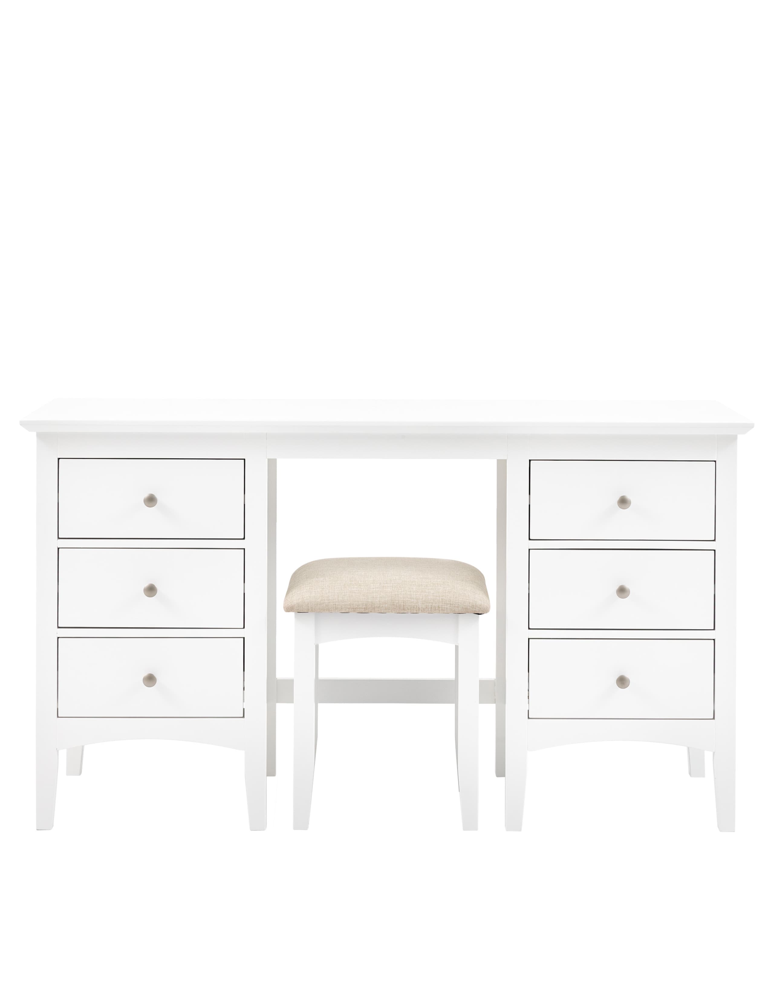 Hastings White Dressing Table & Stool 5 of 8