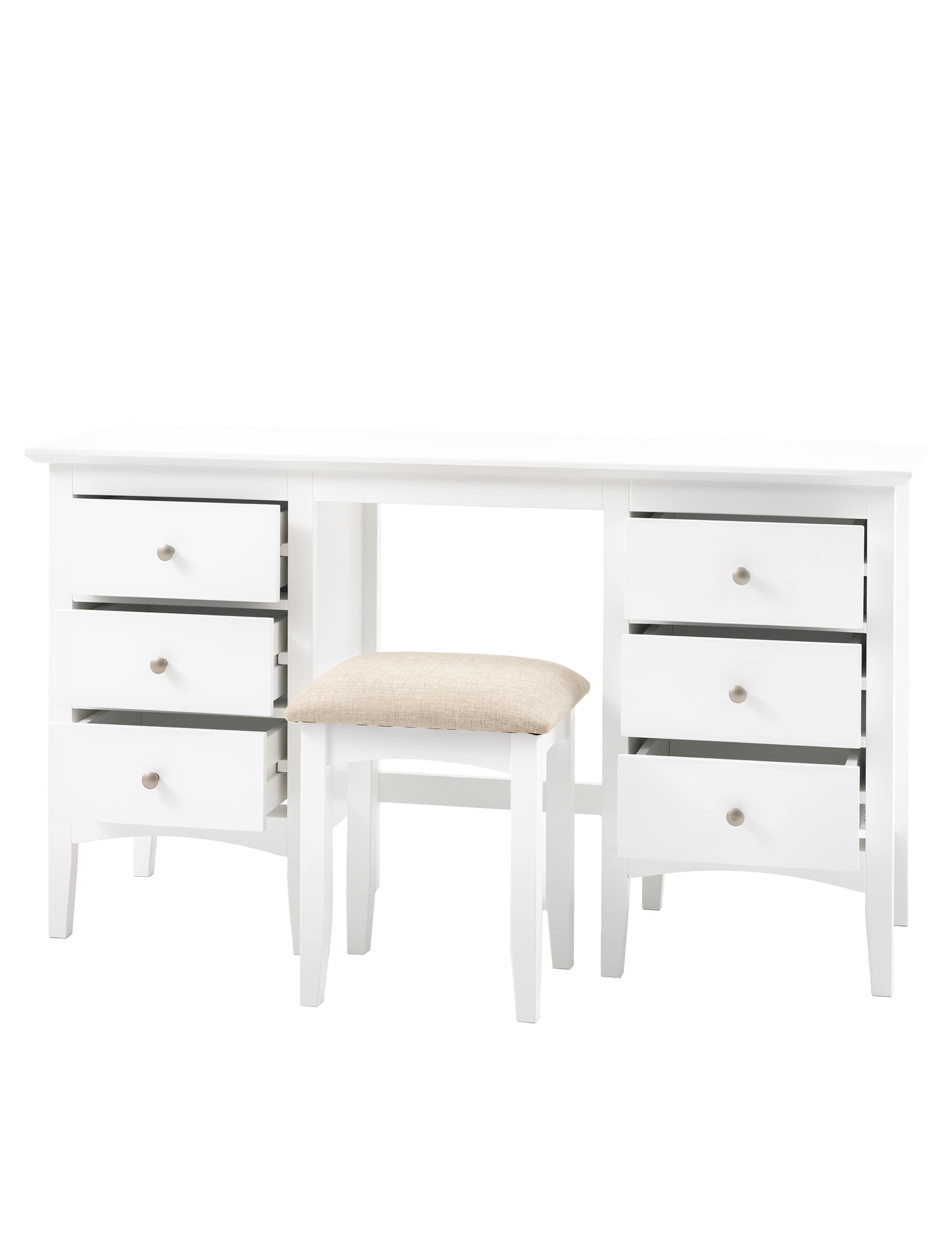 Hastings White Dressing Table & Stool 6 of 8