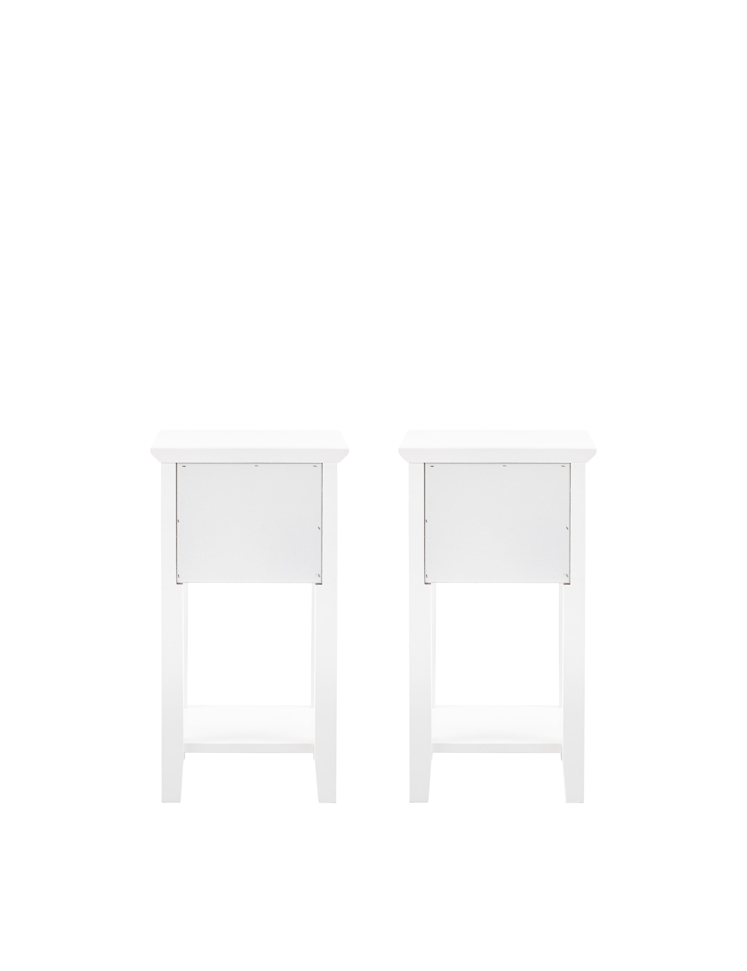 Set of 2 Hastings White Bedside Tables 8 of 8
