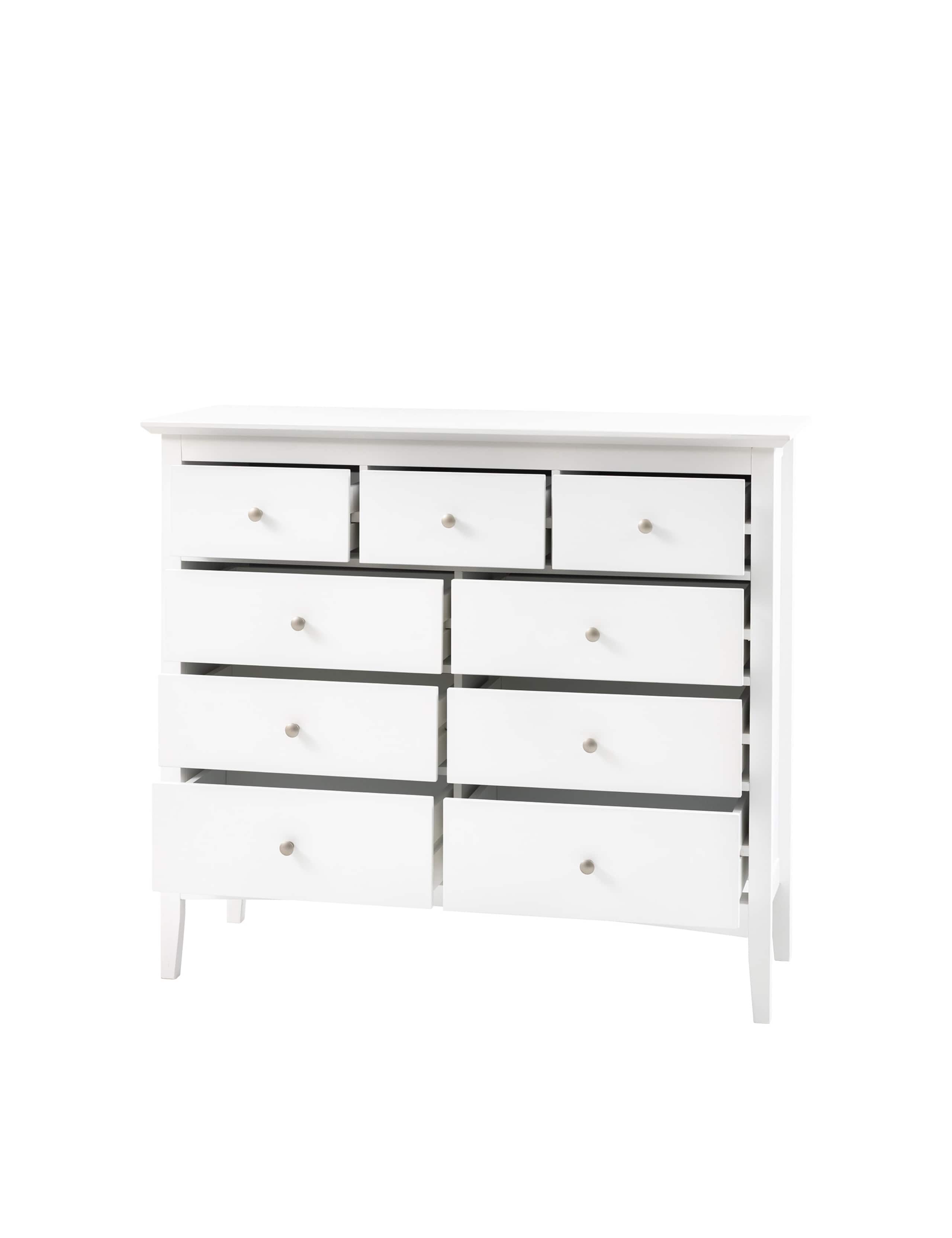 Hastings White 9 Drawer Chest 6 of 8