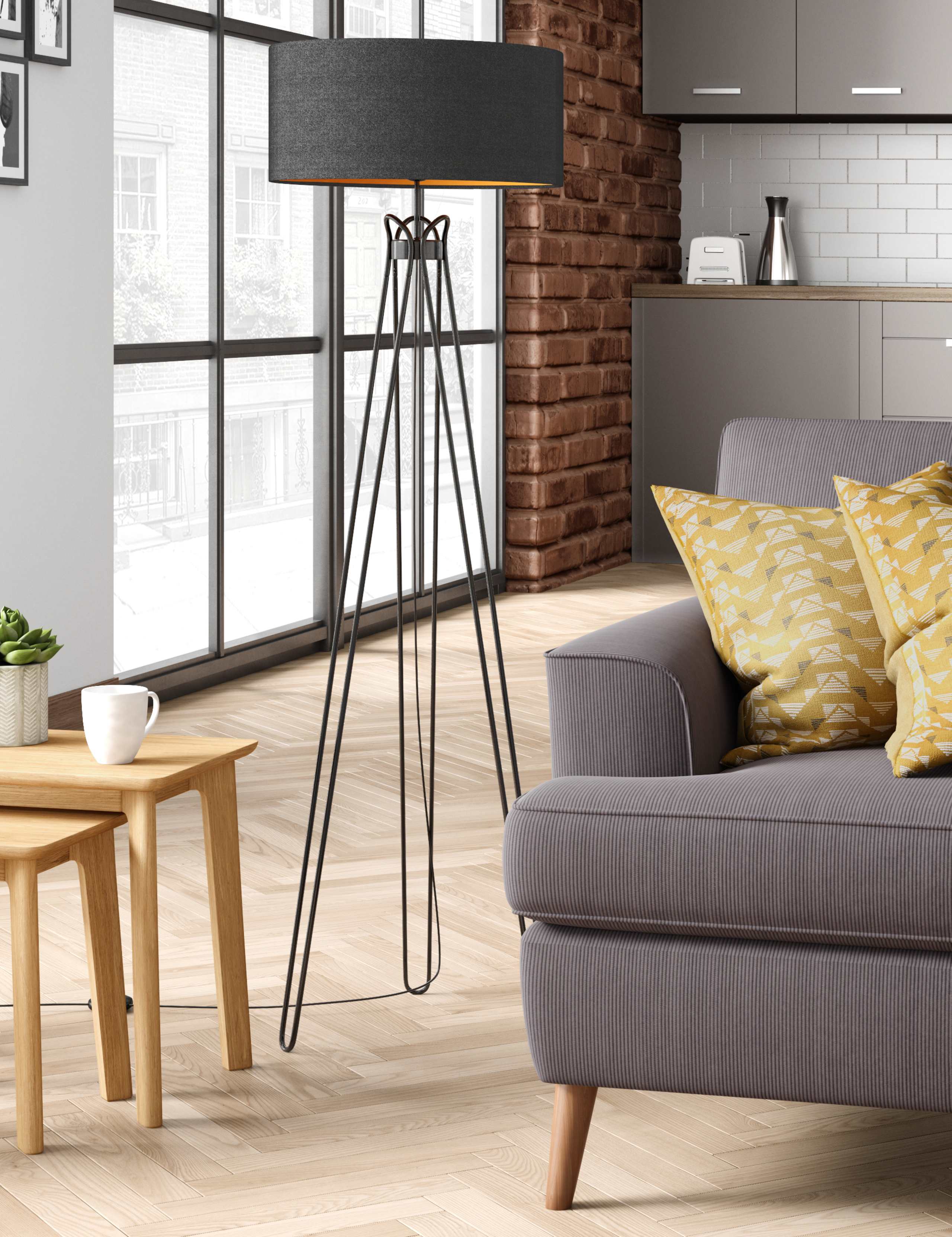 Hairpin Tripod Floor Lamp 3 of 4