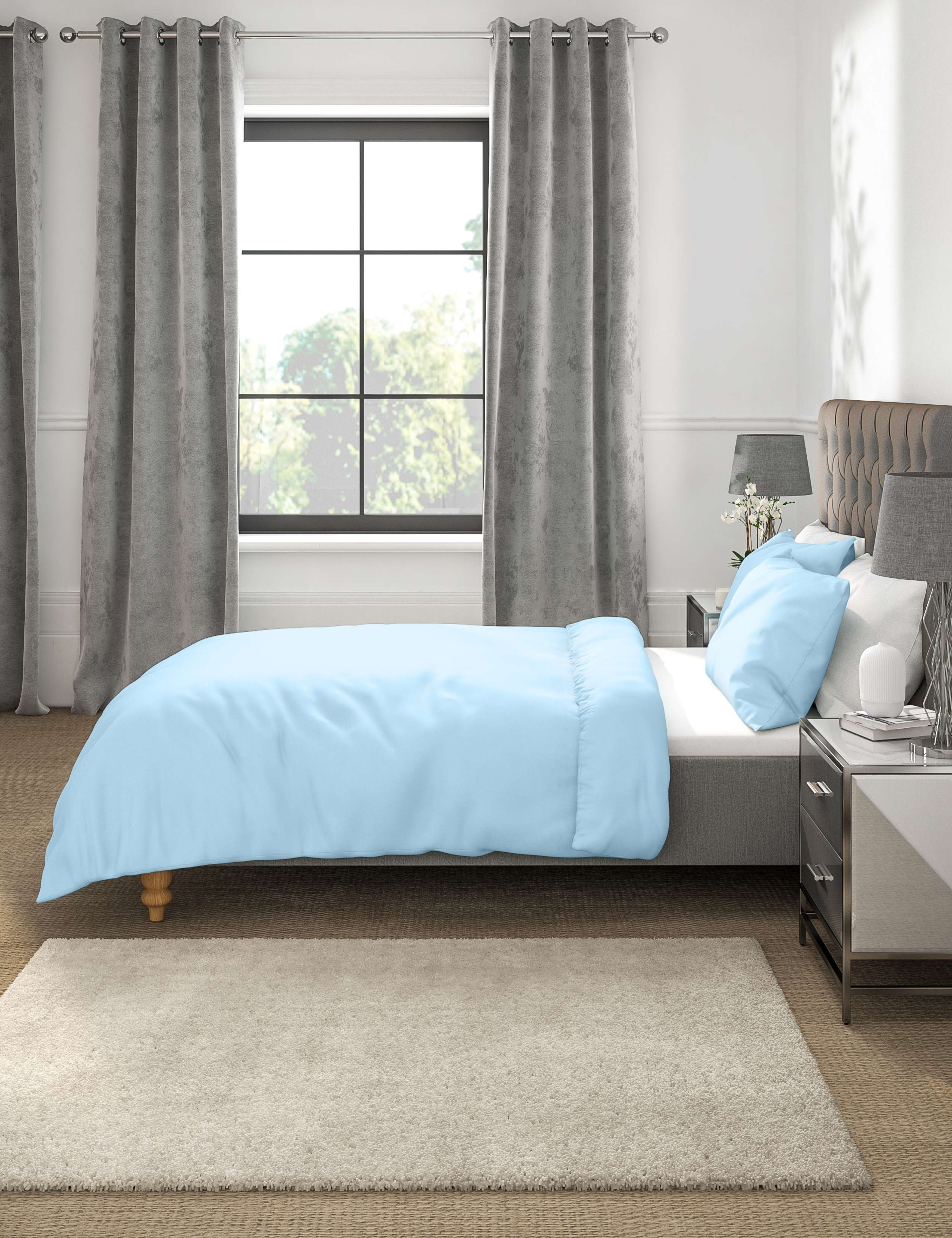 Comfortably Cool Lyocell Rich Duvet Cover 3 of 4