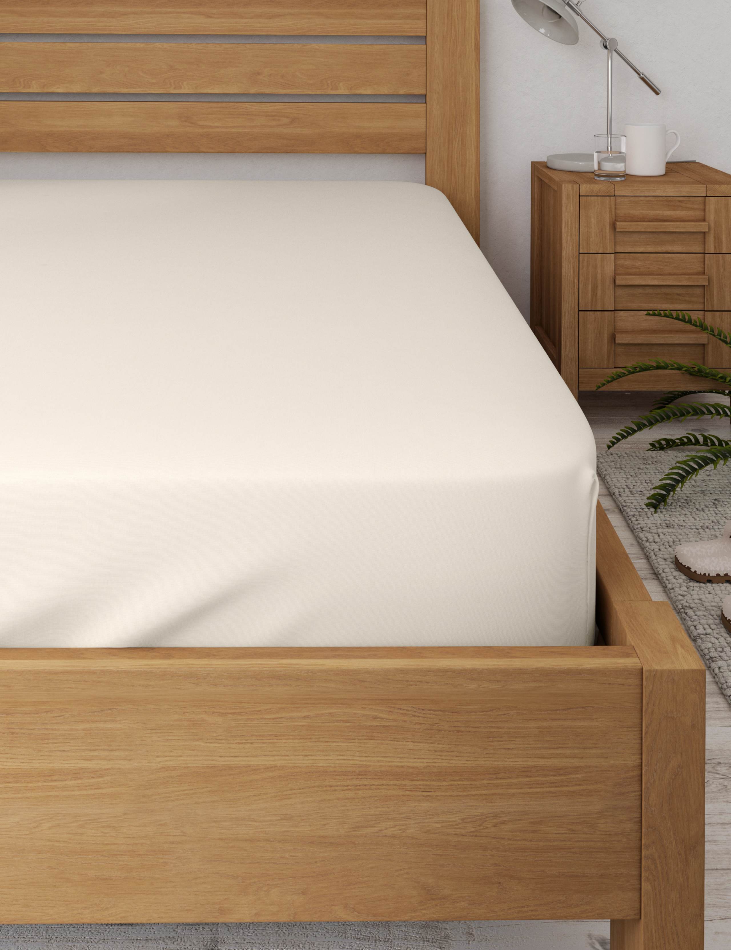 Comfortably Cool Lyocell Rich Deep Fitted Sheet 2 of 3