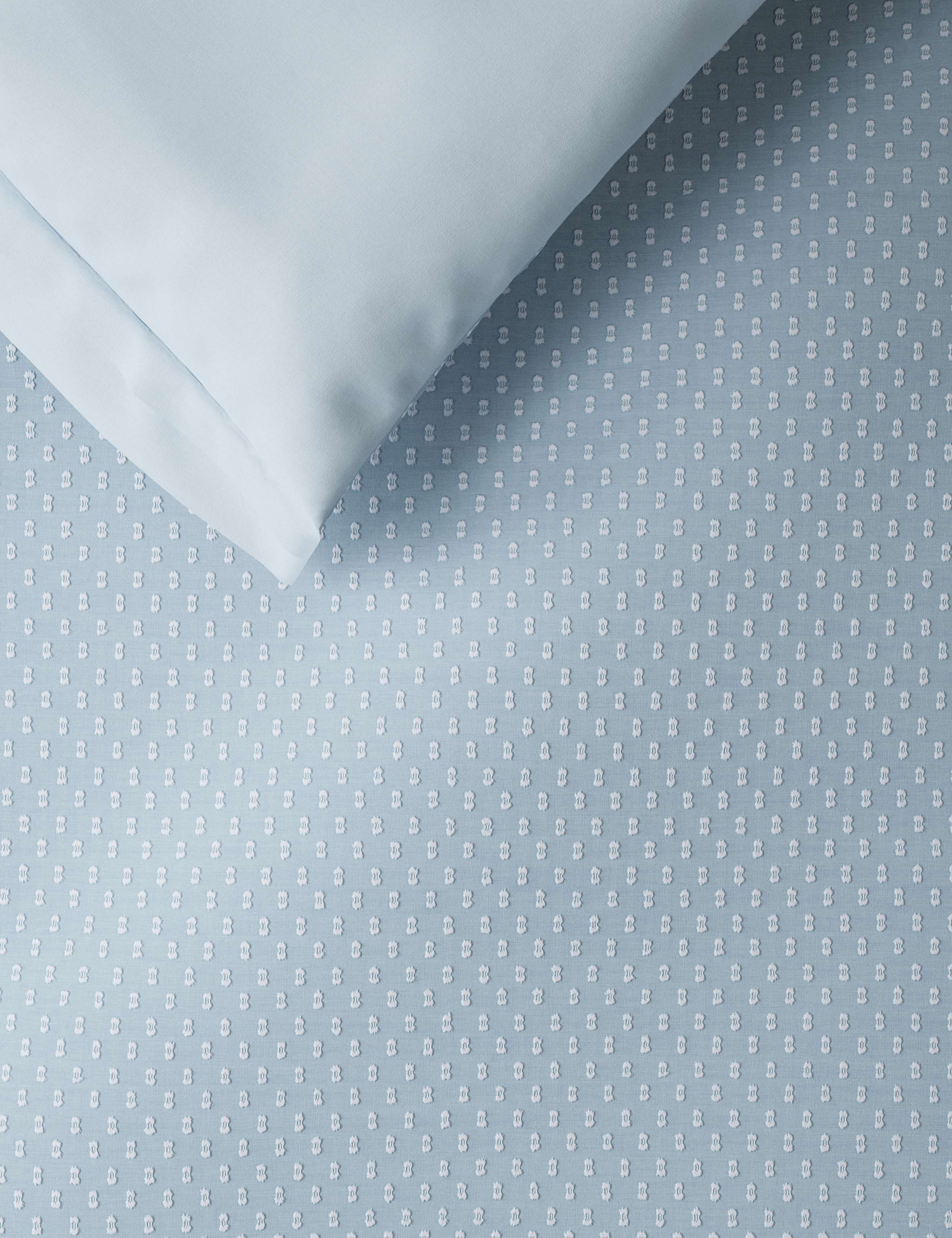 Pure Cotton Iris Spotty Dobby Bedding Set 2 of 6