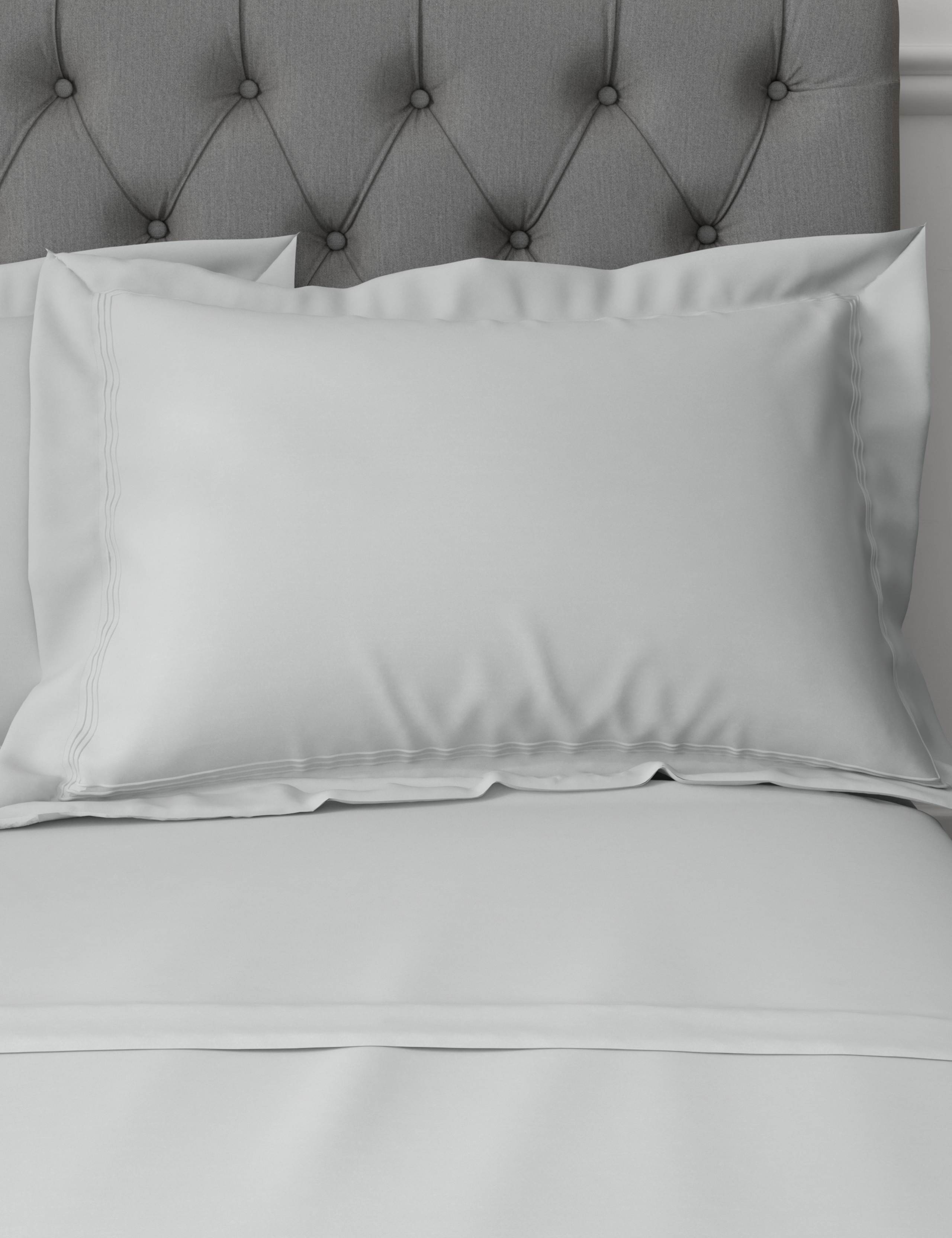 2 Pack Supima® 750 Thread Count Oxford Pillowcases 2 of 2