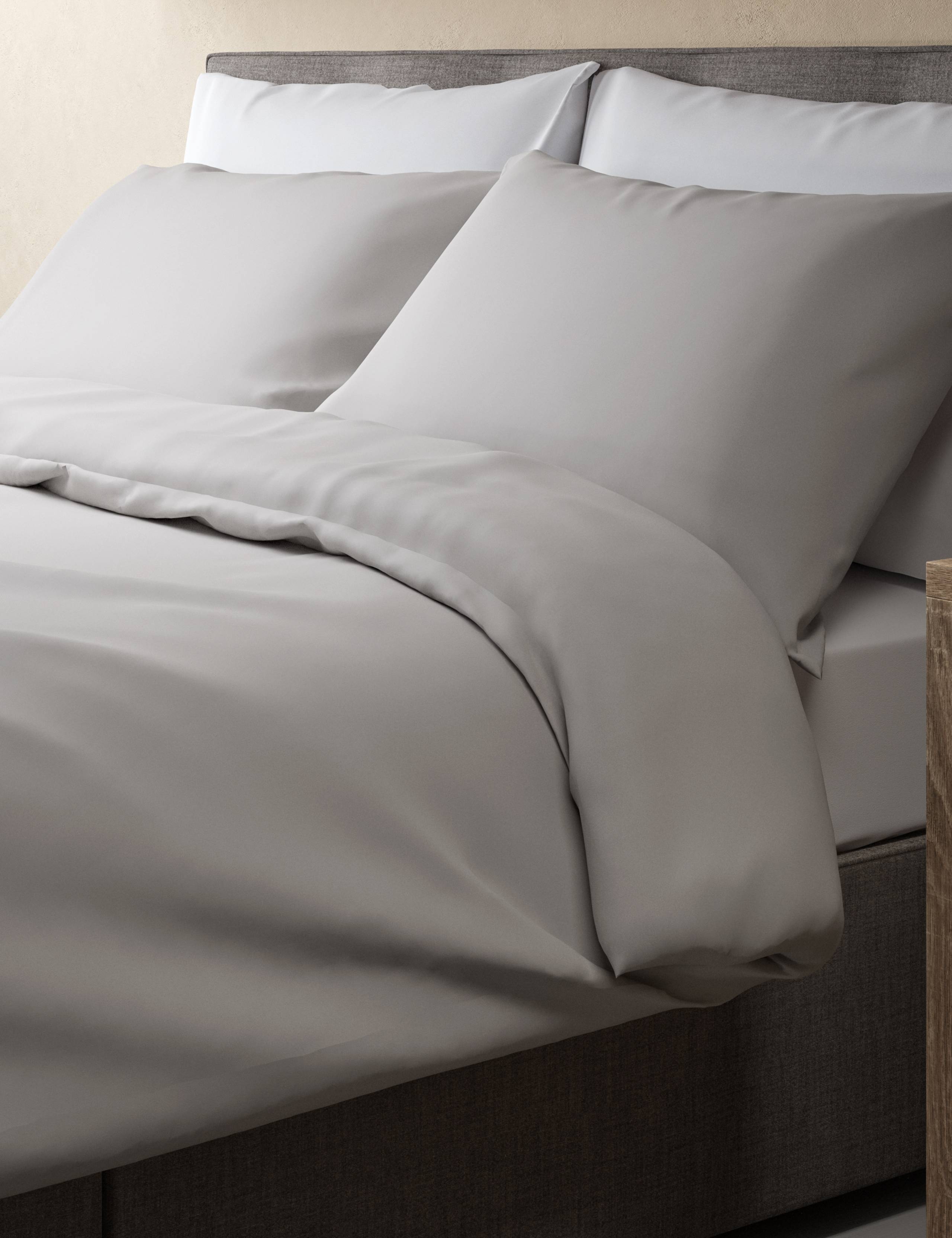 Pure Cotton Percale 300 Thread Count Duvet Cover 2 of 3