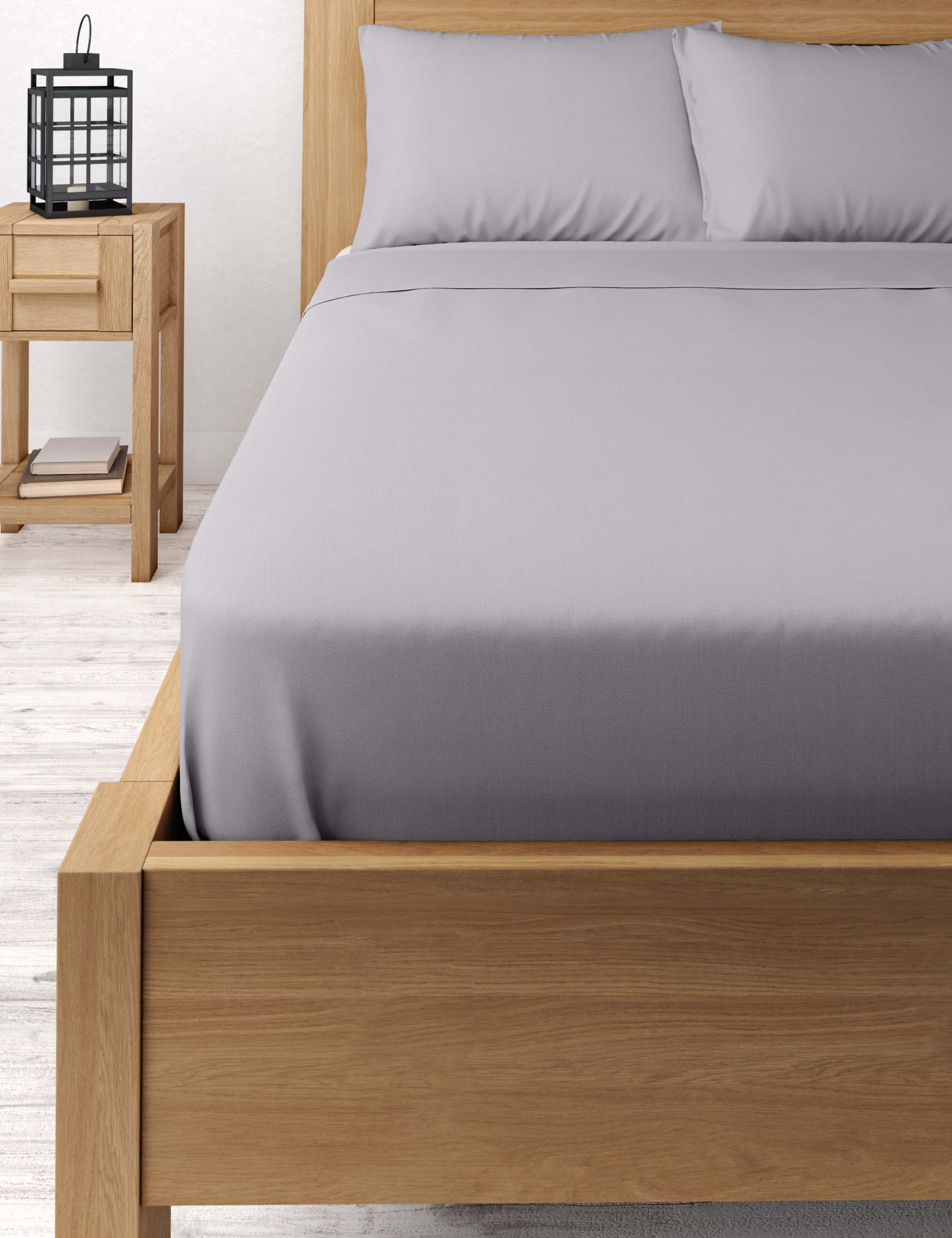 Egyptian Cotton Sateen 400 Thread Count Flat Sheet 4 of 4