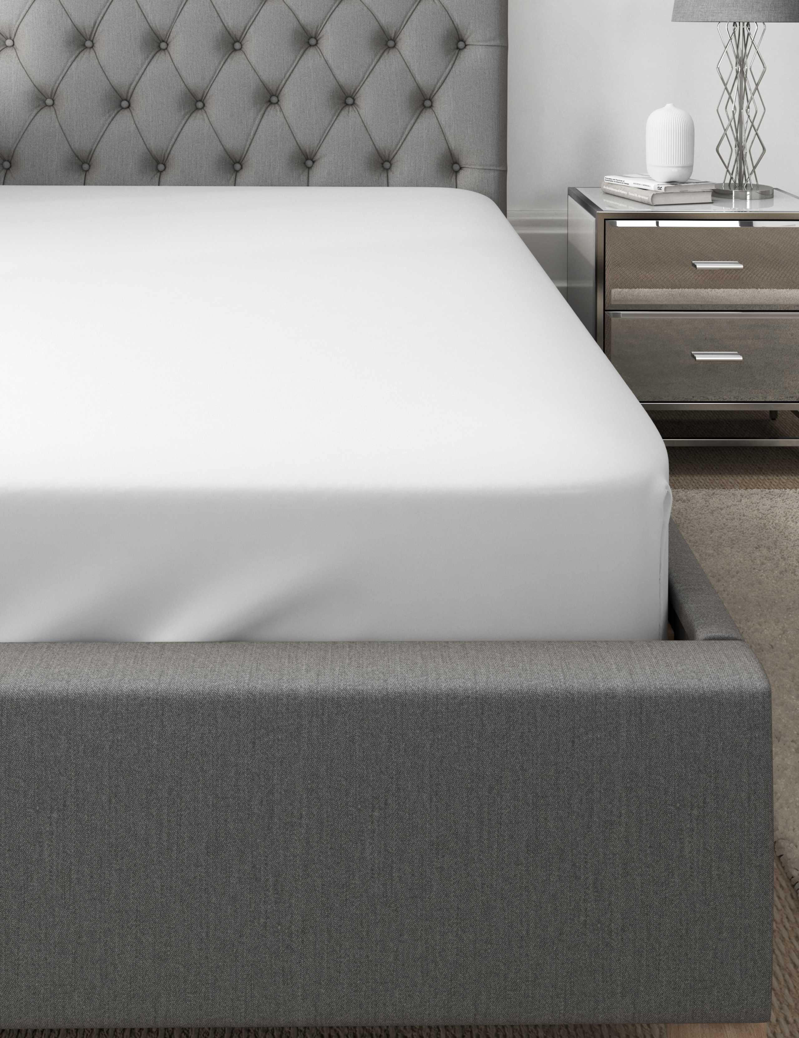 Egyptian Cotton 400 Thread Count Deep Fitted Sheet 2 of 3