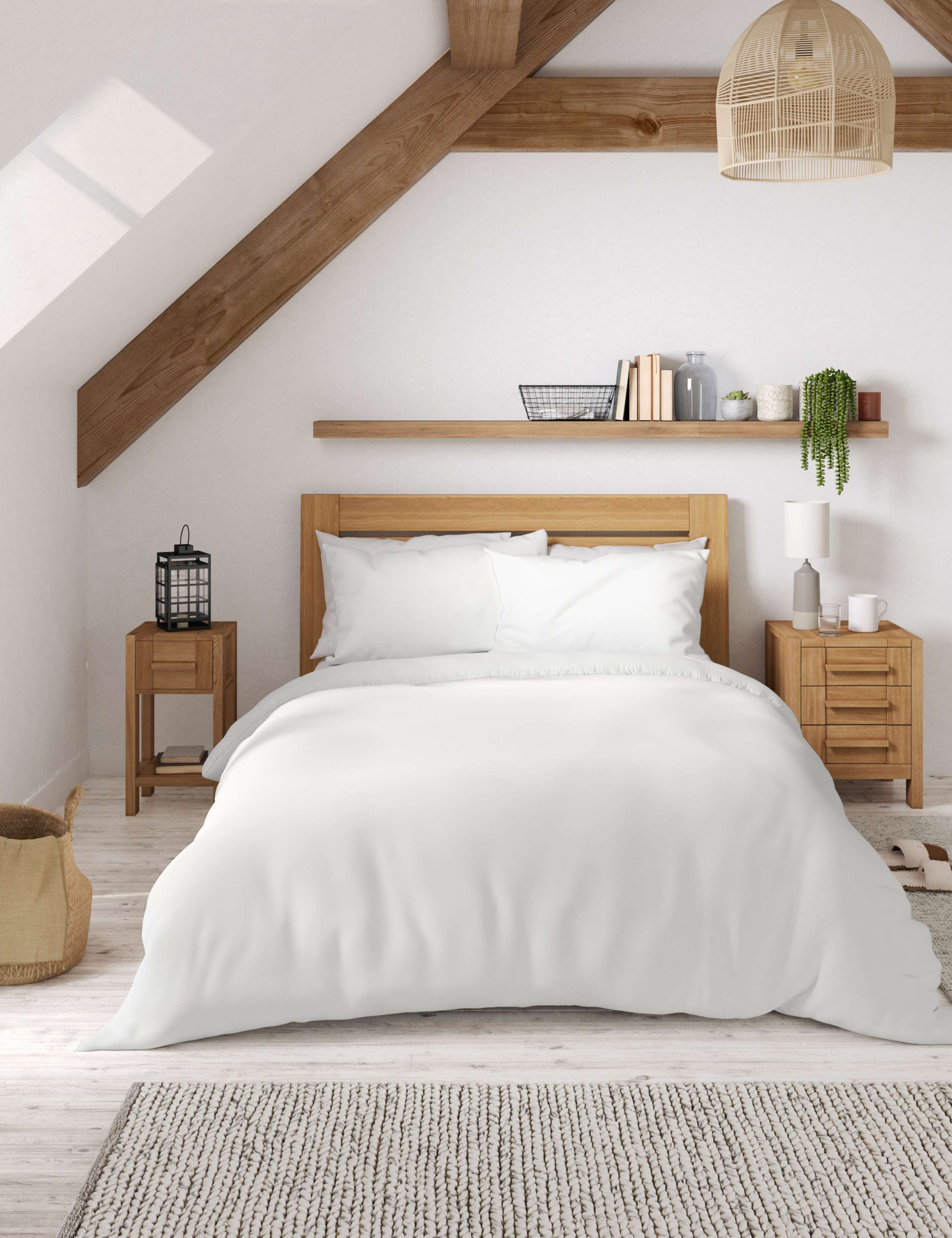 Washed Organic Cotton Bedding Set 4 of 4