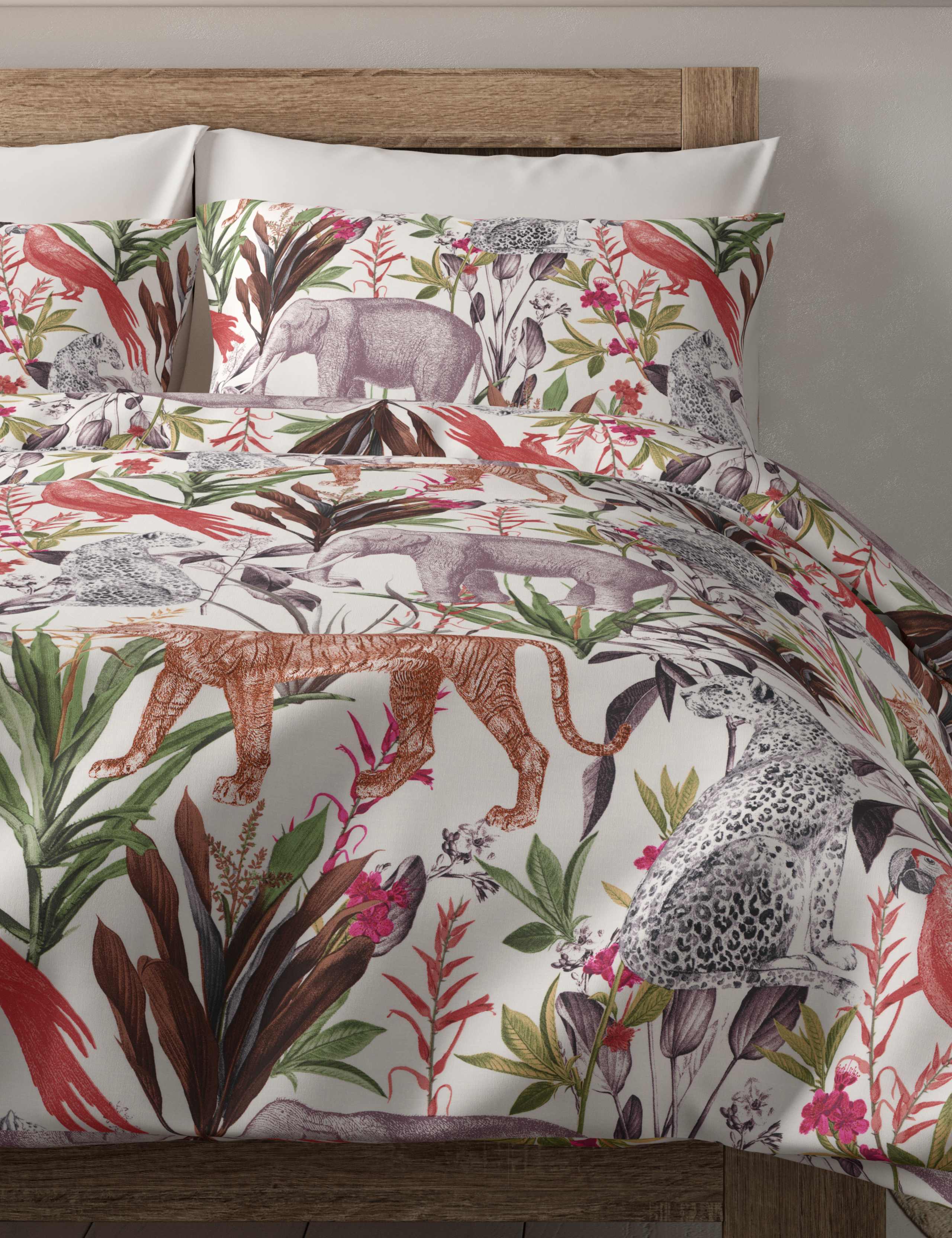 Cotton Rich Jungle Bedding Set 4 of 4