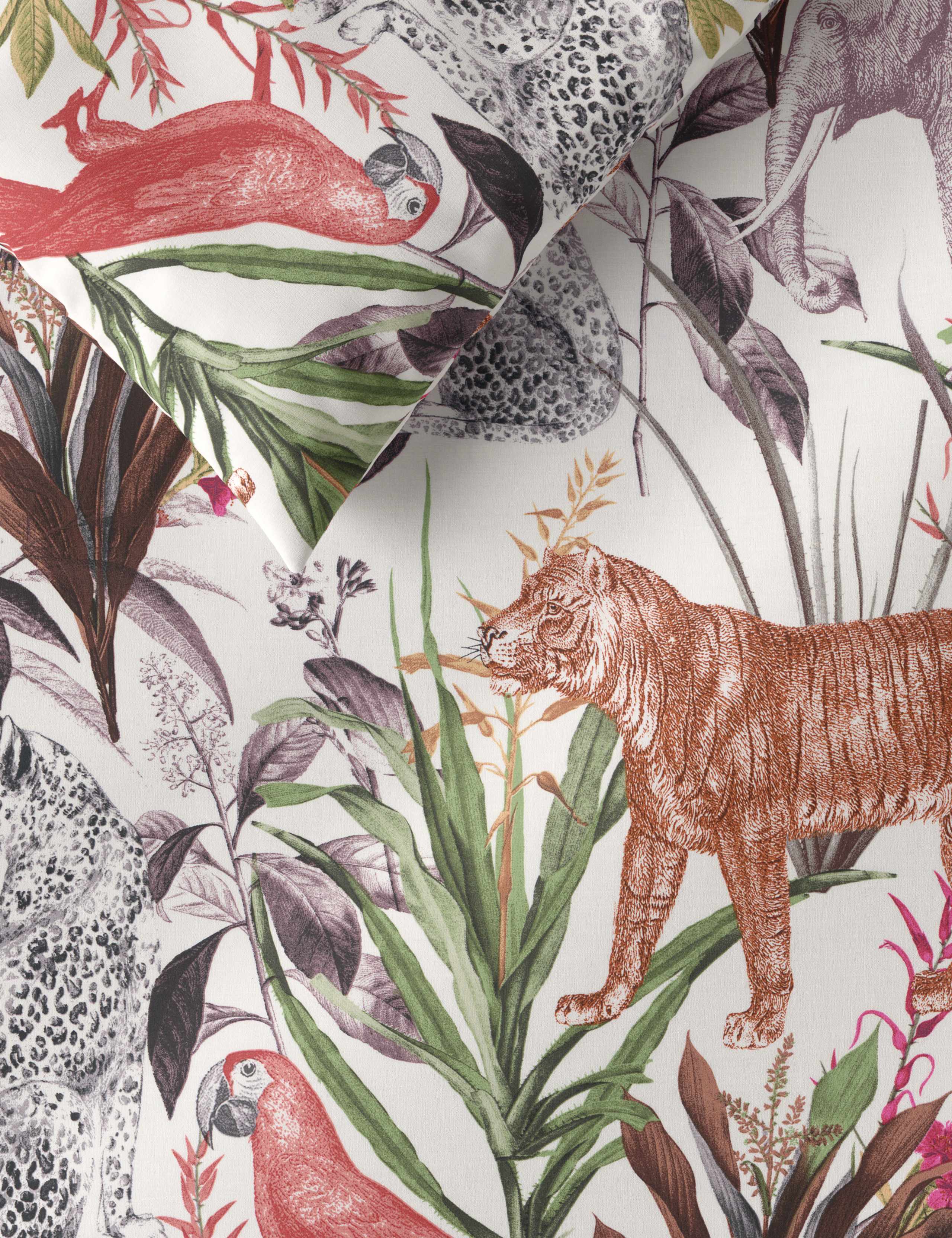 Cotton Rich Jungle Bedding Set 2 of 4