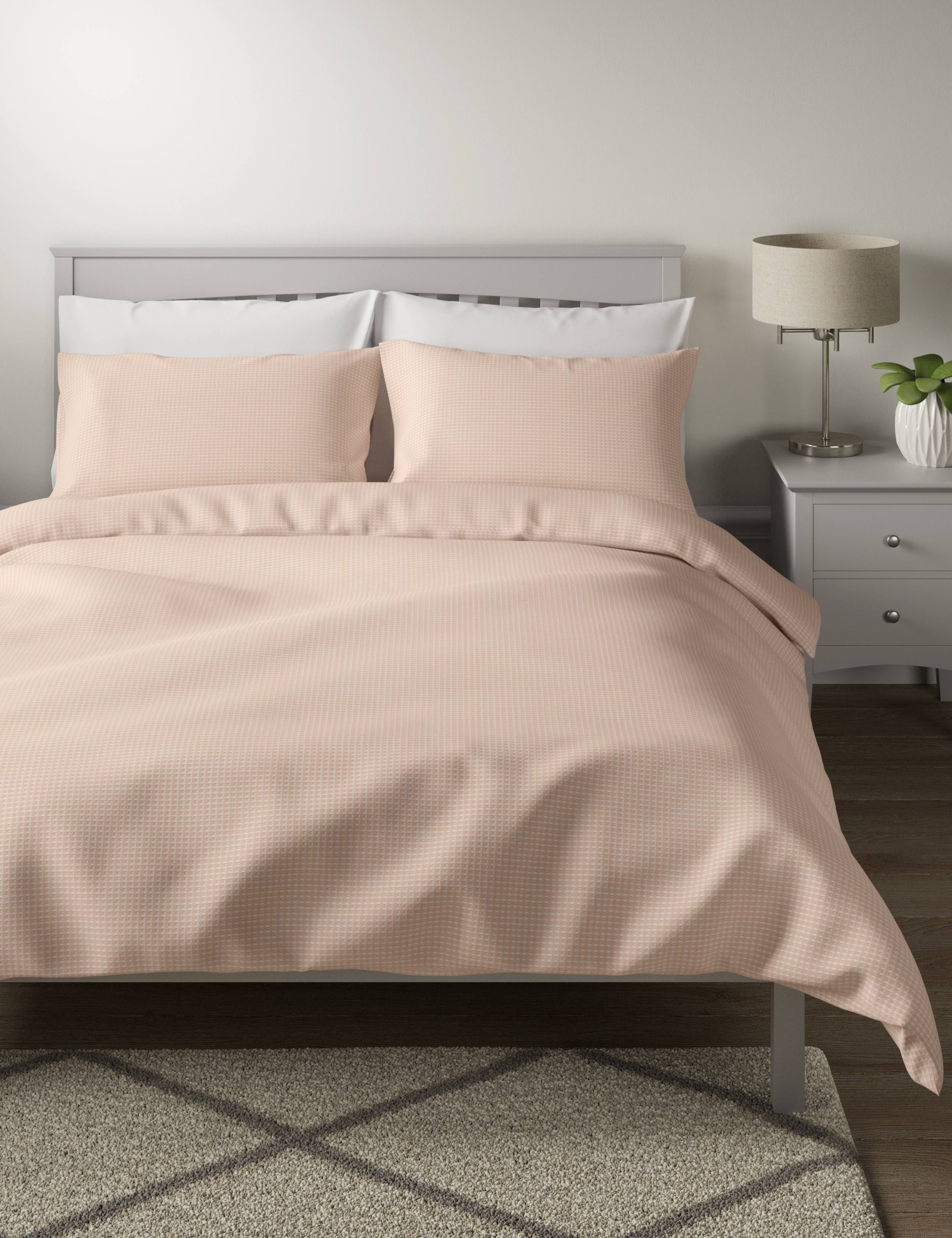 Pure Cotton Waffle Bedding Set 1 of 4