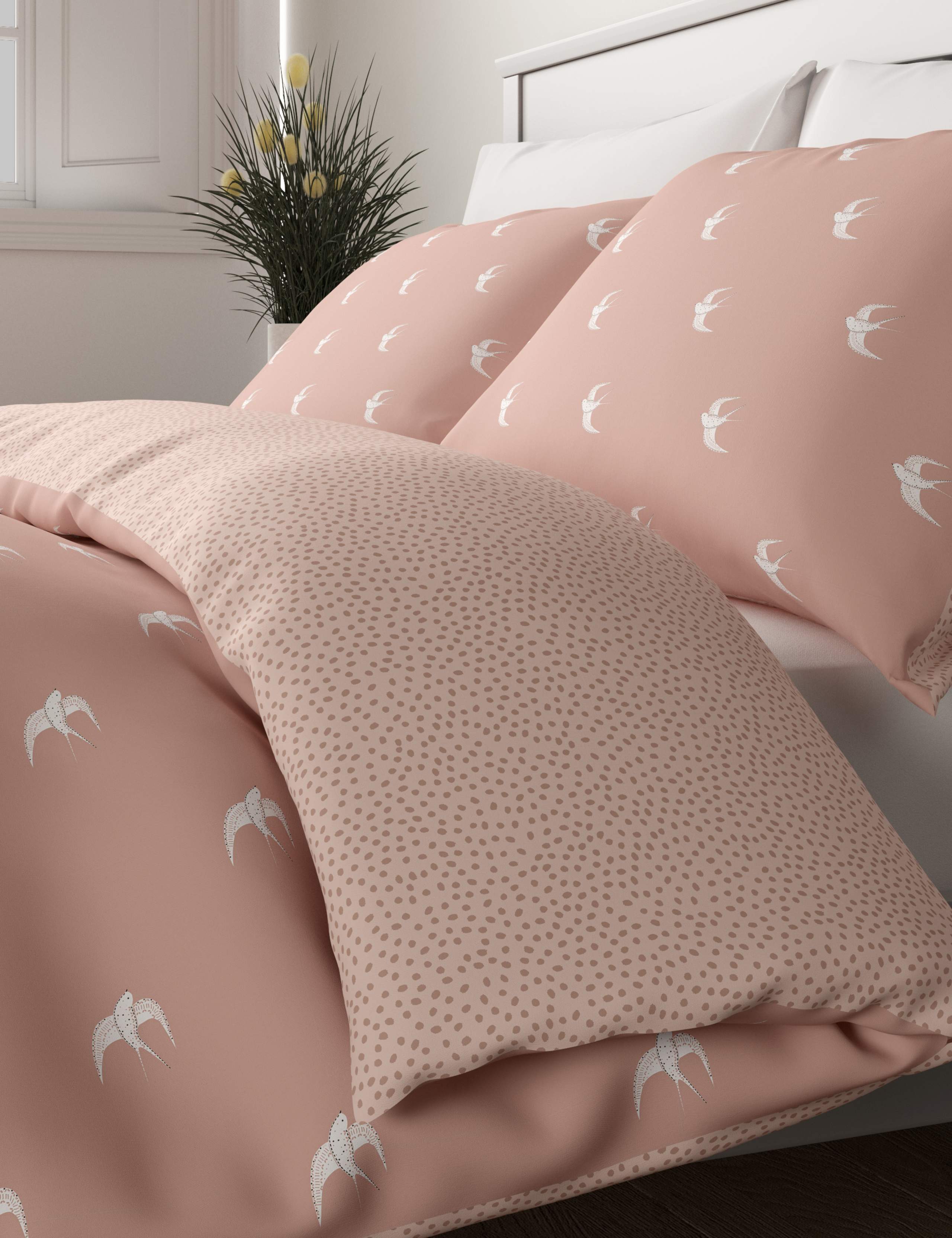 Cotton Mix Bird Bedding Set 3 of 5