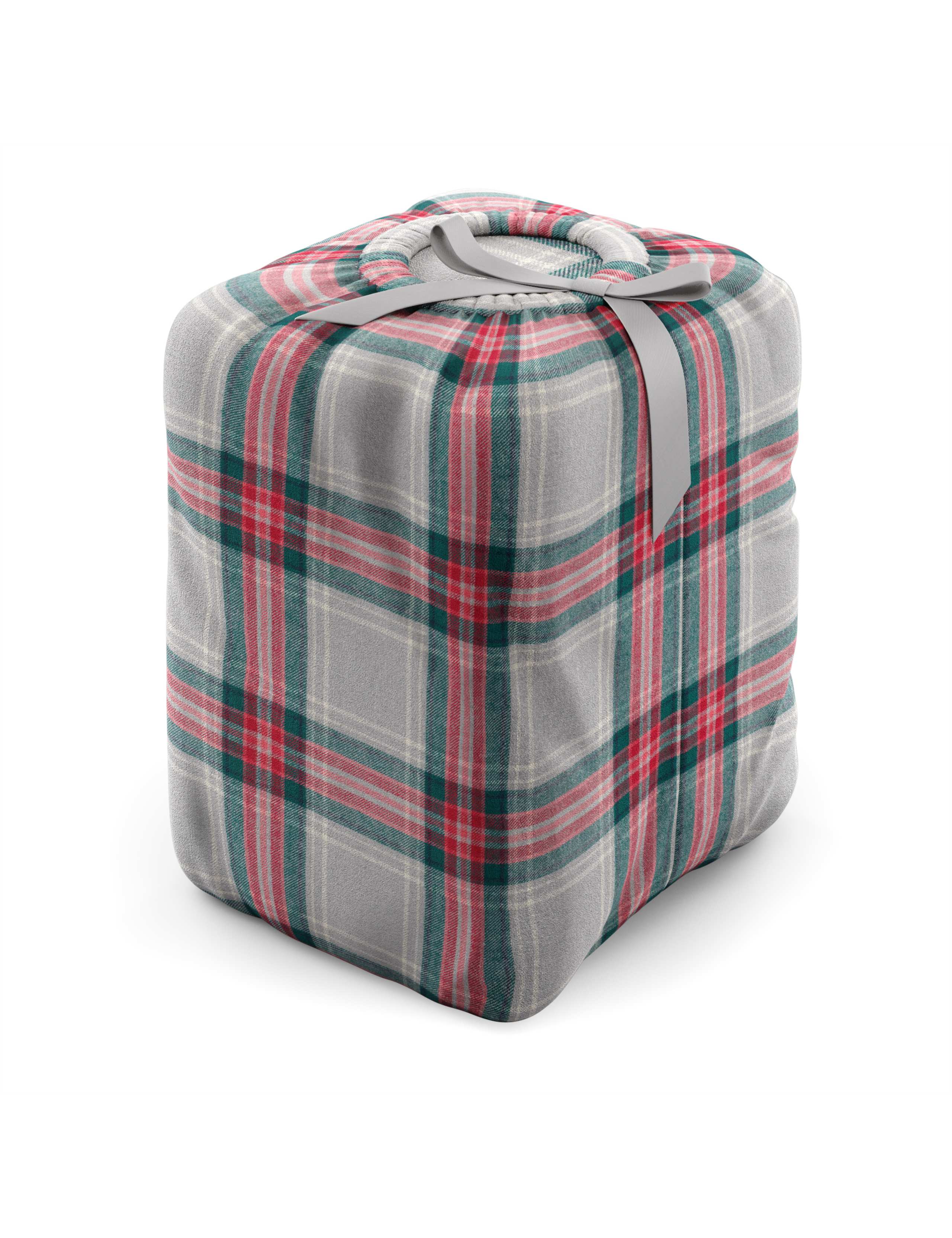 Brushed Cotton Checked Bedding Set 5 of 6