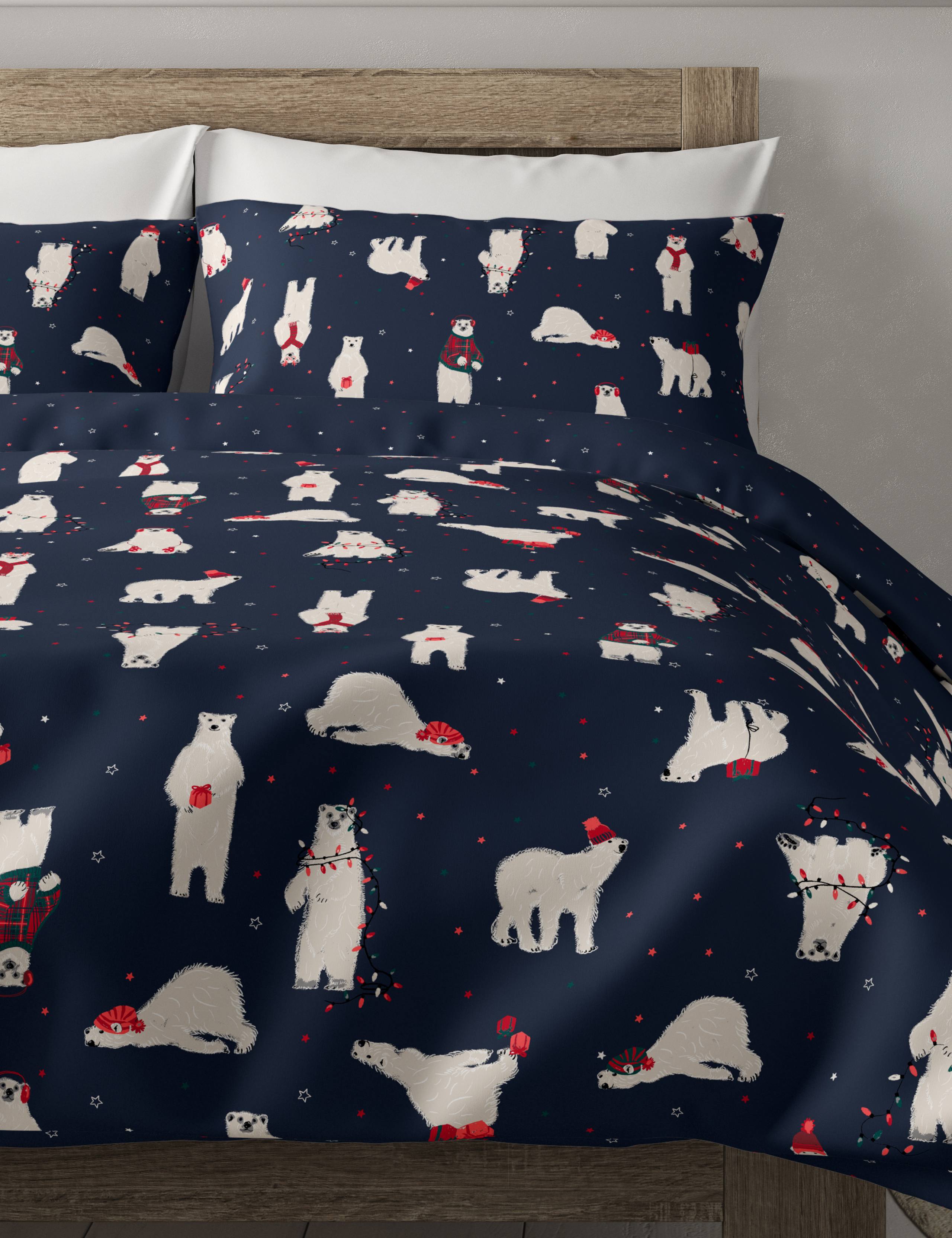 Brushed Cotton Polar Bear Bedding Set M&S IE