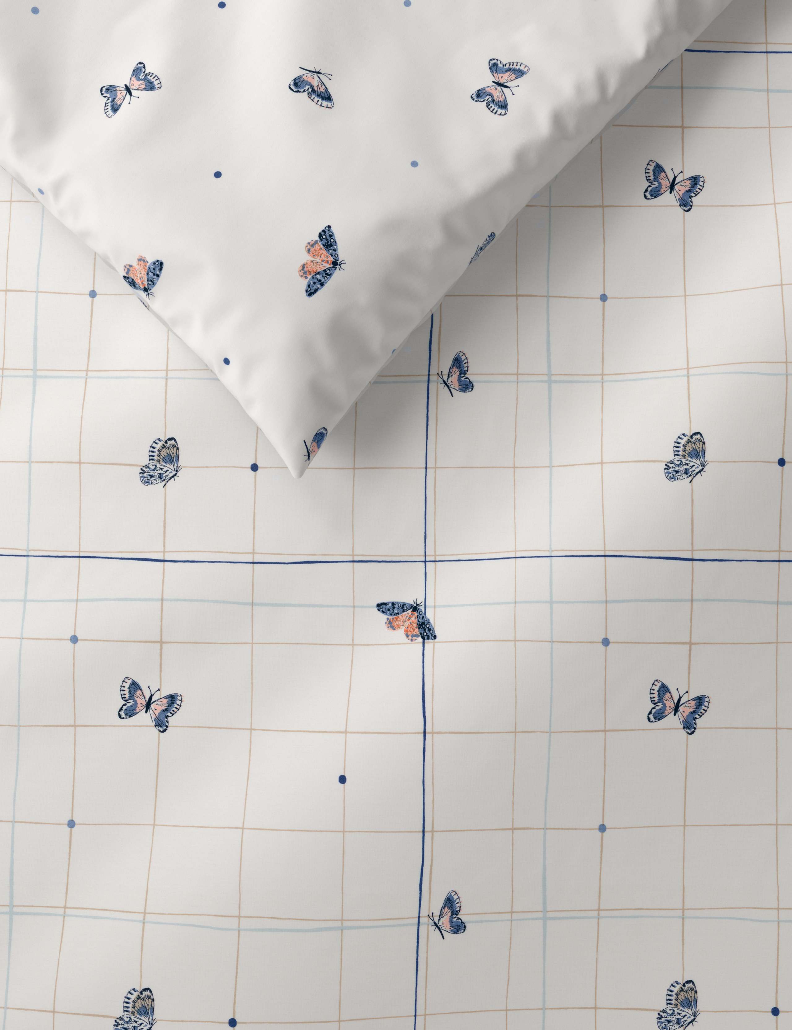 Pure Cotton Butterfly Bedding Set 2 of 5