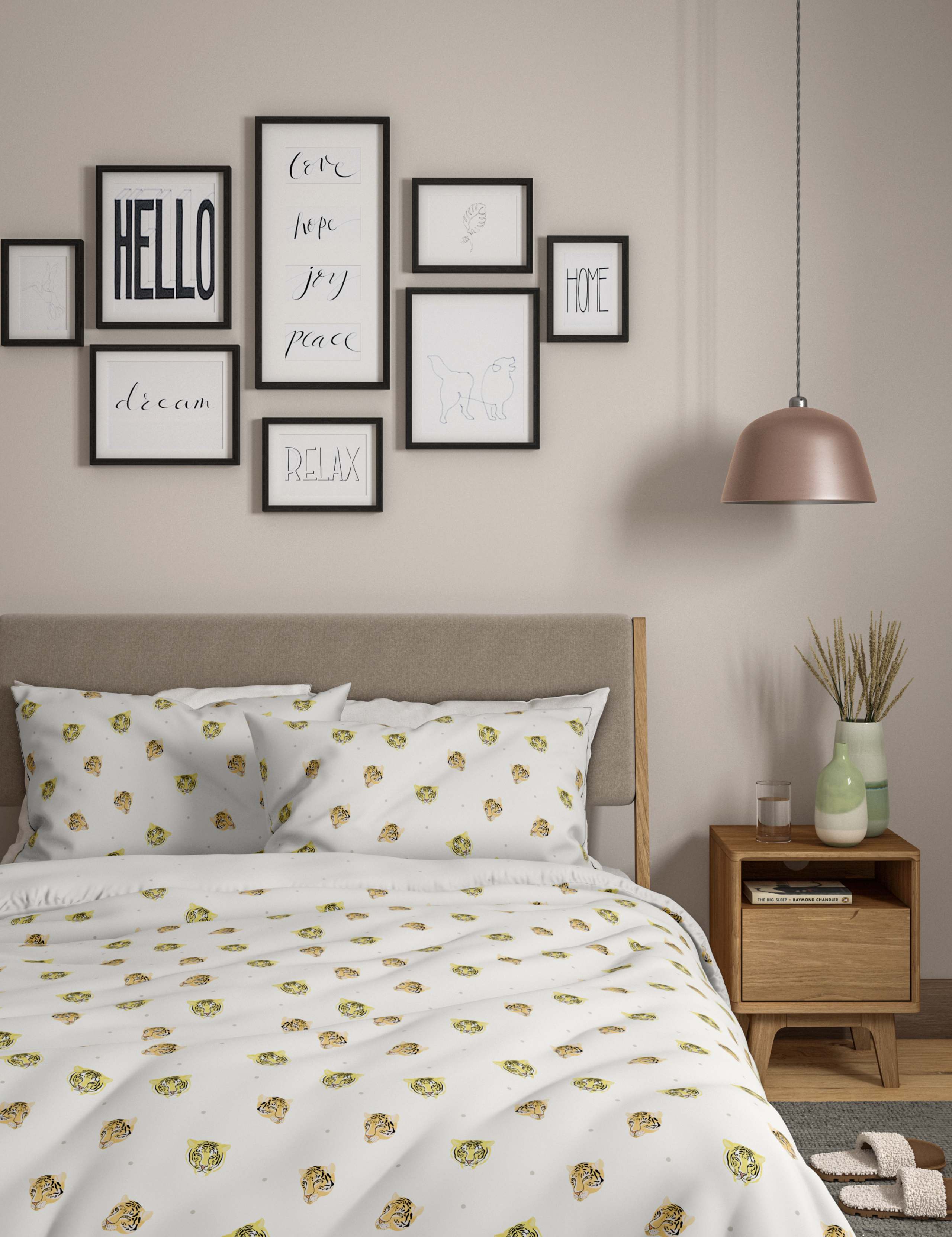 Cotton Mix Tiger Bedding Set 1 of 3