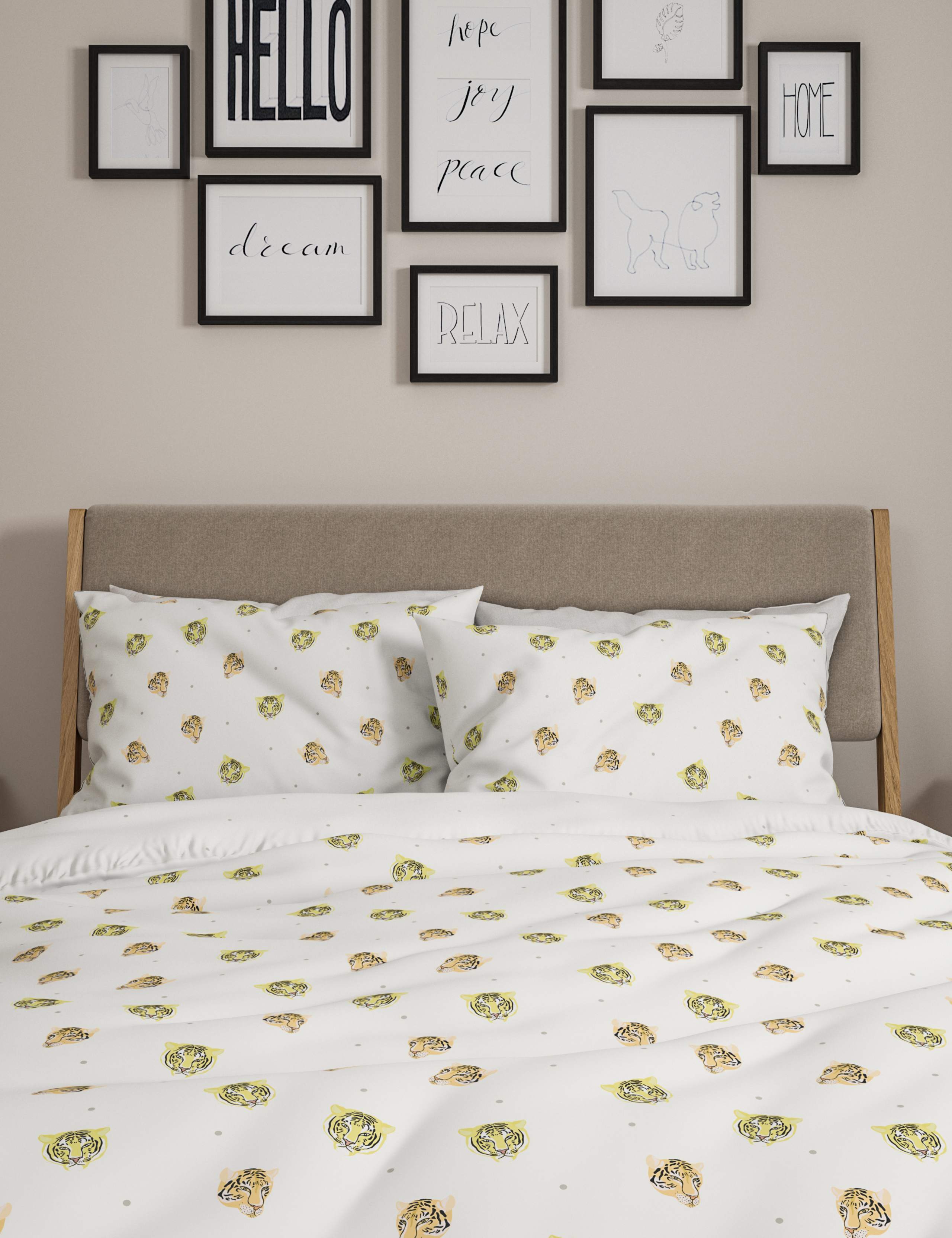 Cotton Mix Tiger Bedding Set 3 of 3